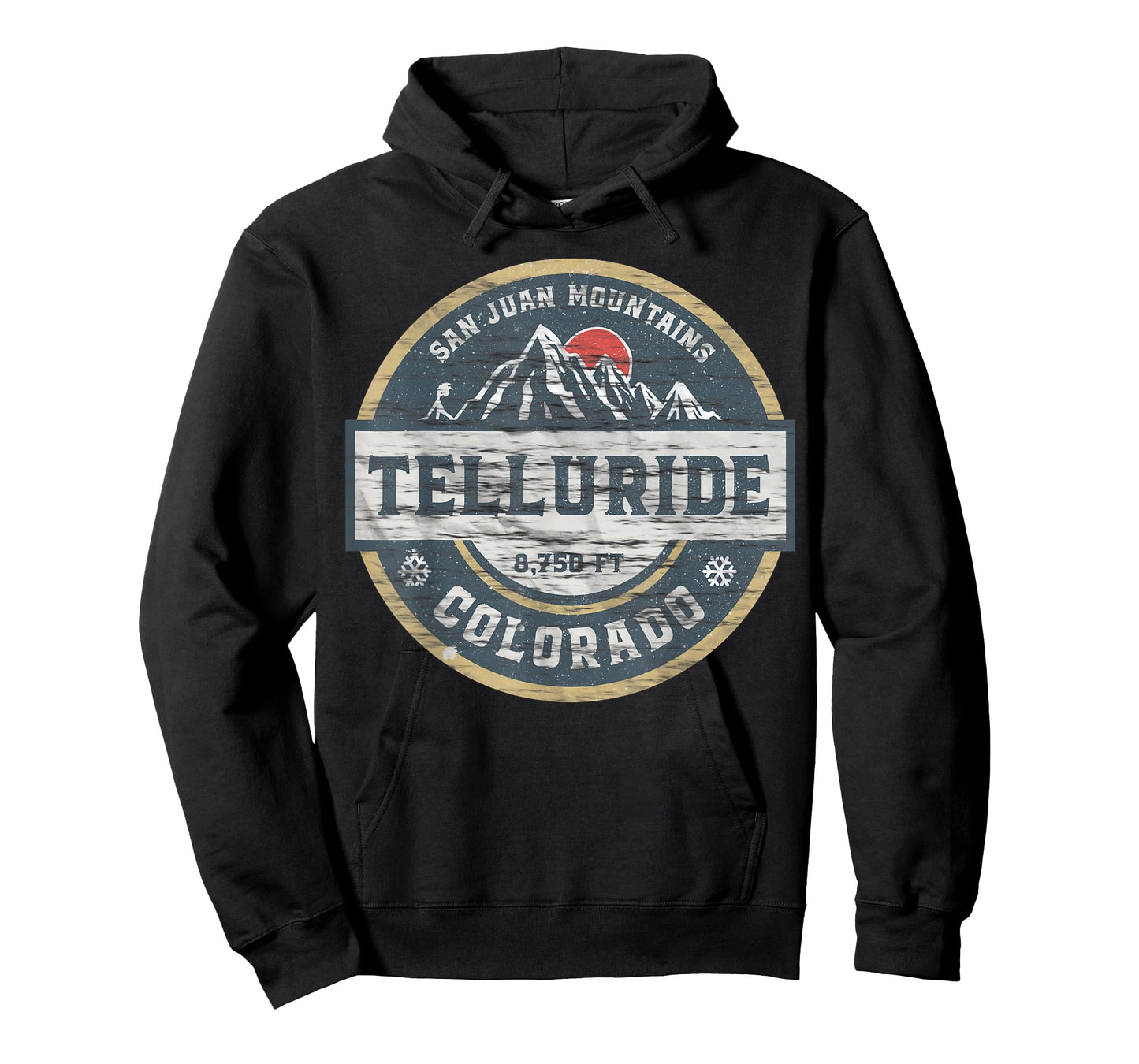 Telluride Colorado San Juan Rocky Mountains Skiing T-Shirt