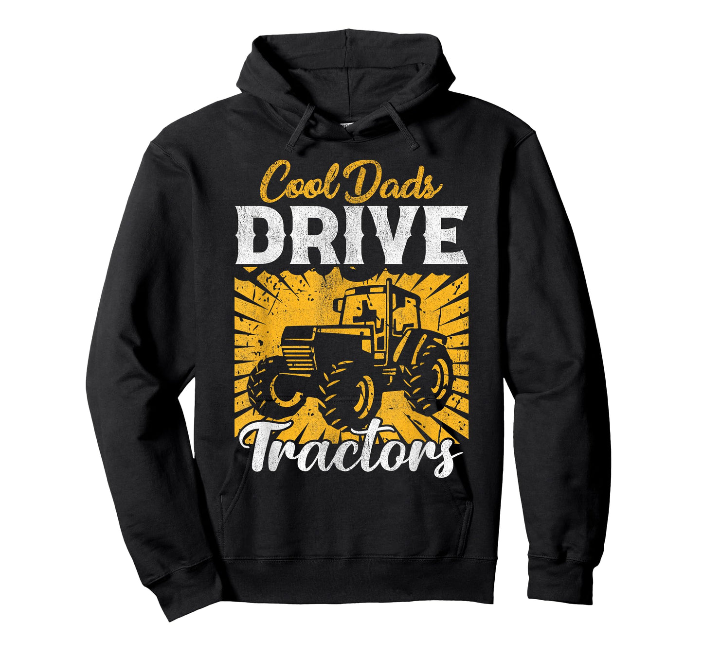 Cool Dads Drive Tractors Farmer Dad Funny Dad Farming T-Shirt, Small, Black