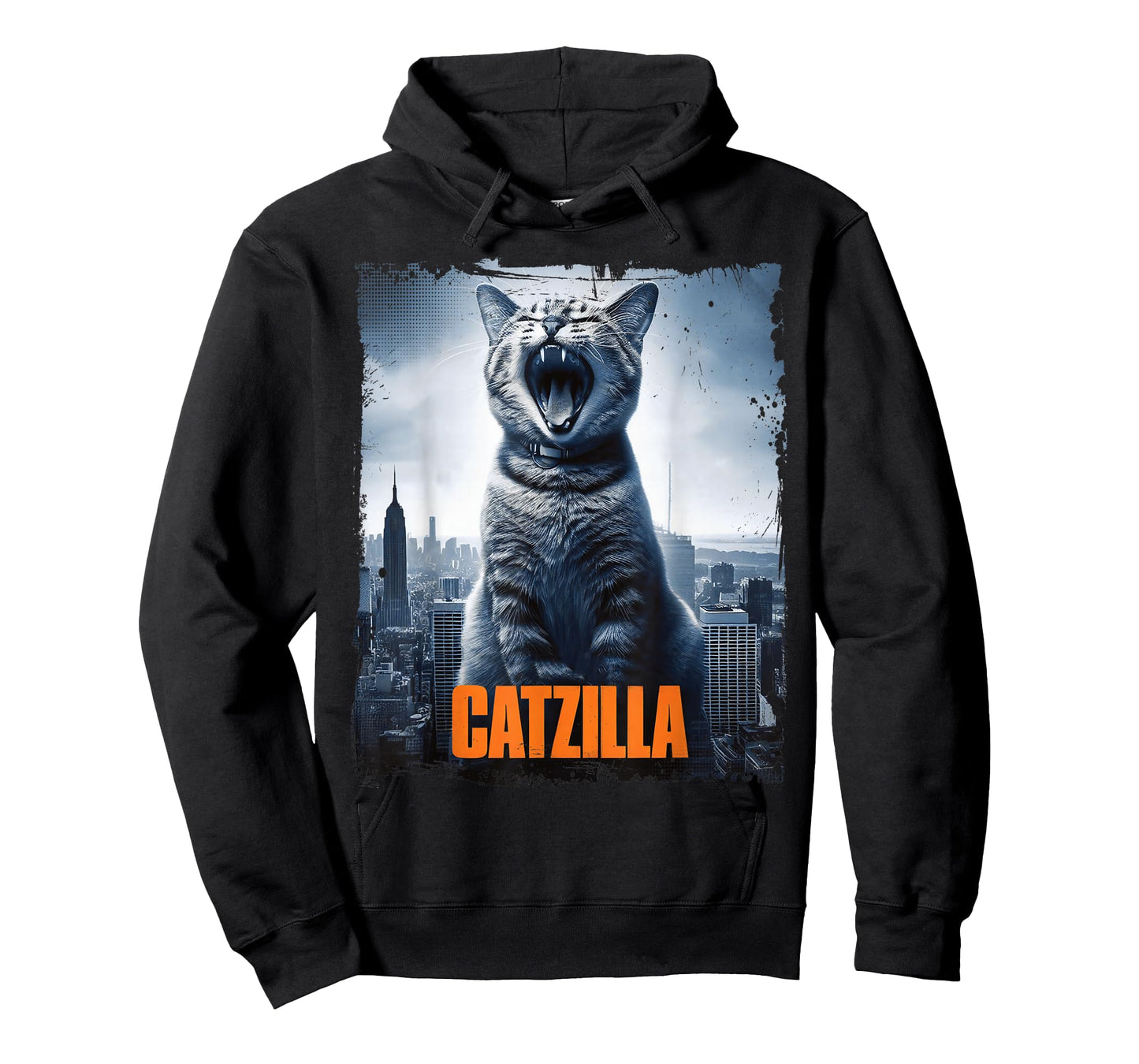 Monster Catzilla Parody Cat for Cats Lover Cat Mom Cat Dad T-Shirt