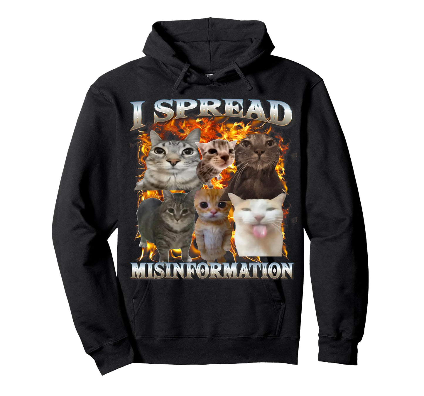 I Spread Misinformation Cat Meme Bootleg Meme Funny Memes T-Shirt