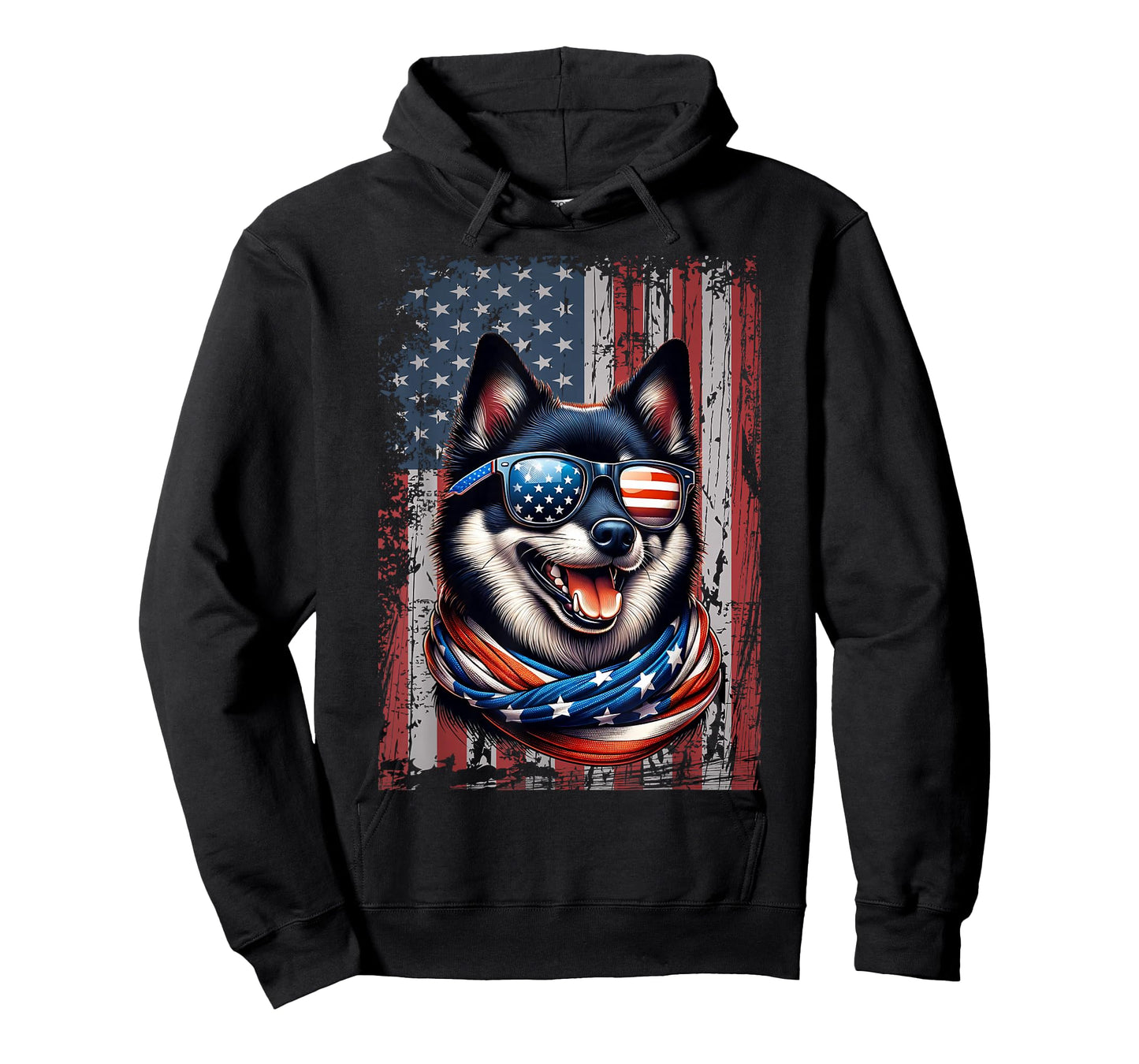 Schipperke Dog Lover Flag 4th Of July Patriotic T-Shirt