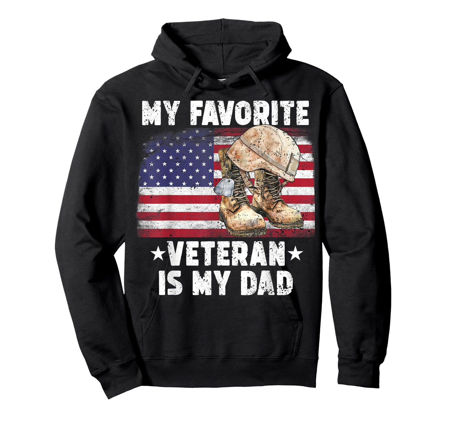 My Favorite Veteran is Dad my Army Veterans day boys girls T-Shirt