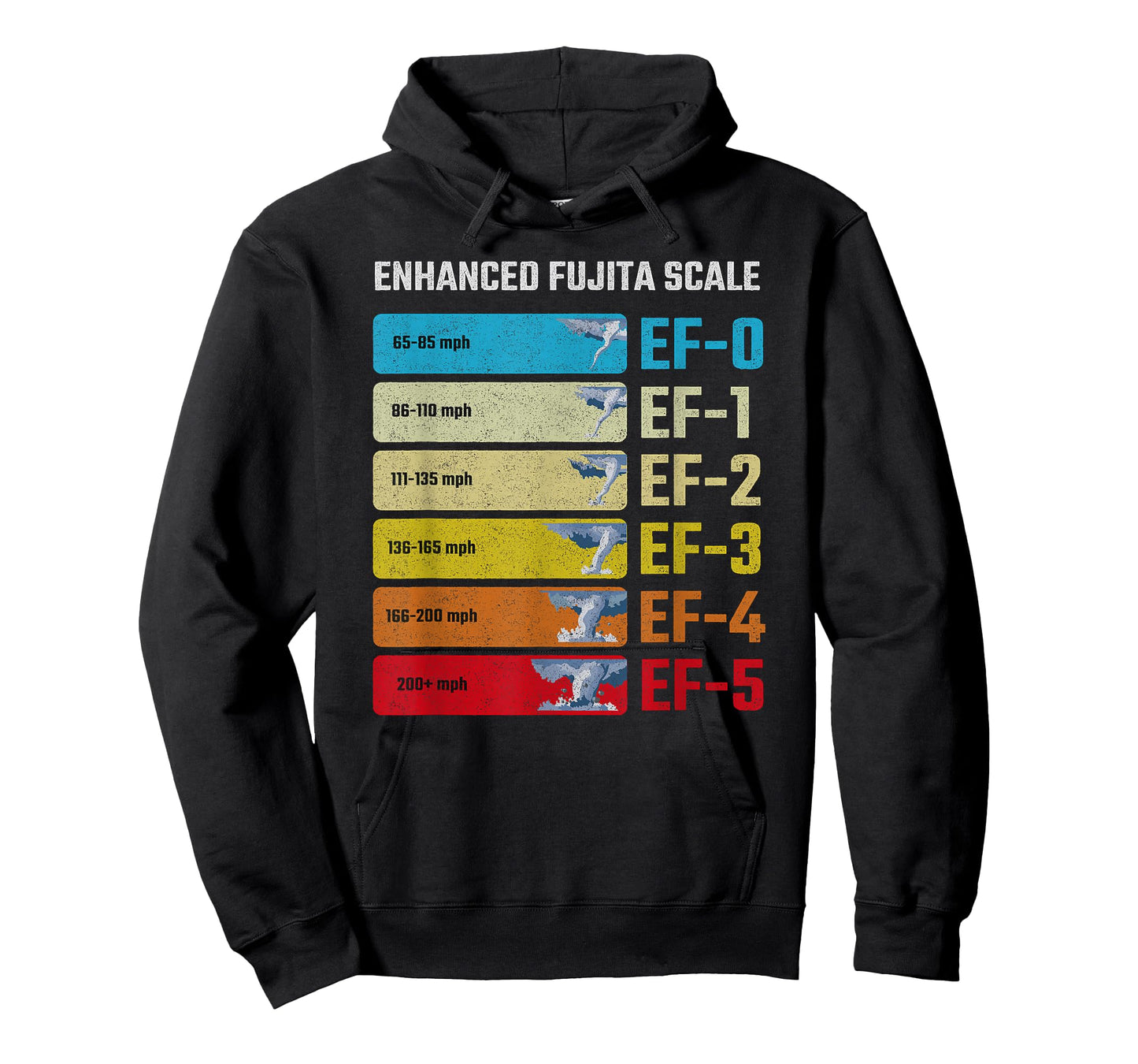 Enhanced Fujita Scale Tornado Chasing Storm Meteorology T-Shirt