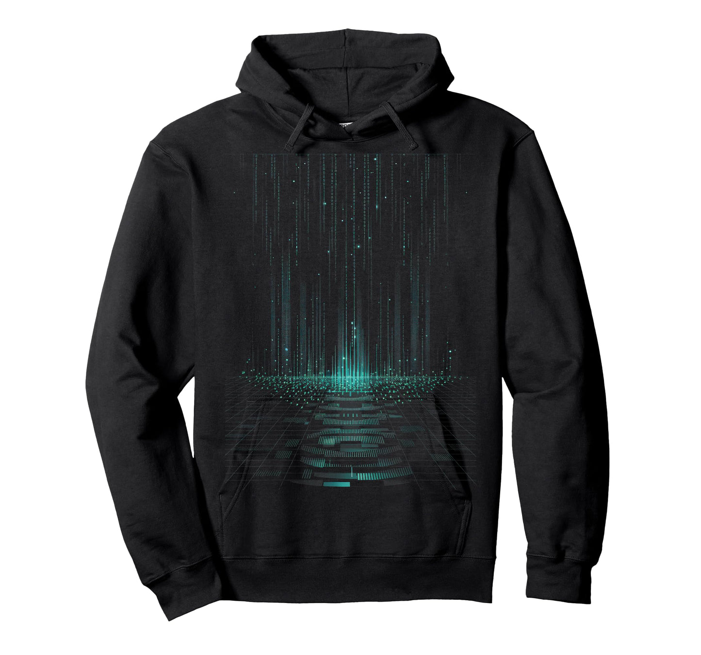 Code binaire Matrix Green Digital Cyberpunk T-Shirt