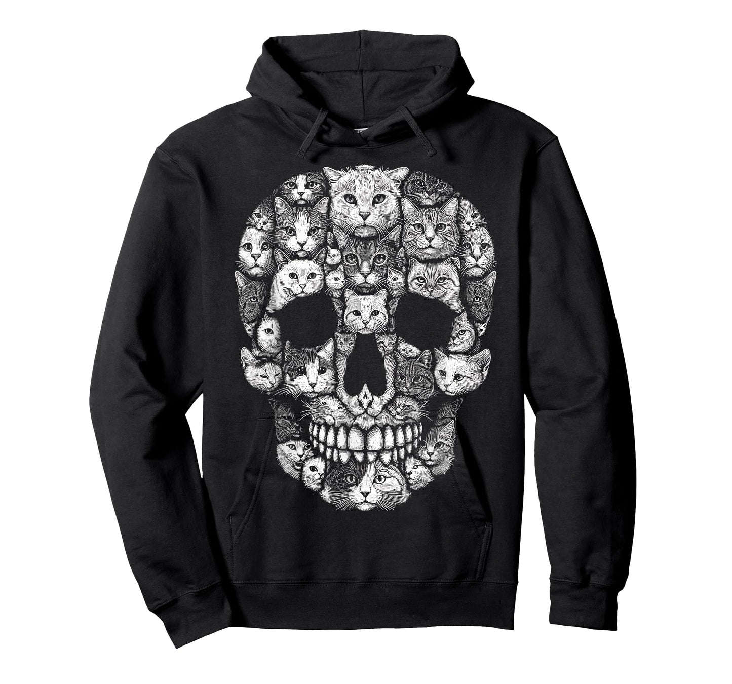 Cat Skull Kitty Skeleton Halloween Costume Cat T-Shirt for Men Women Kids