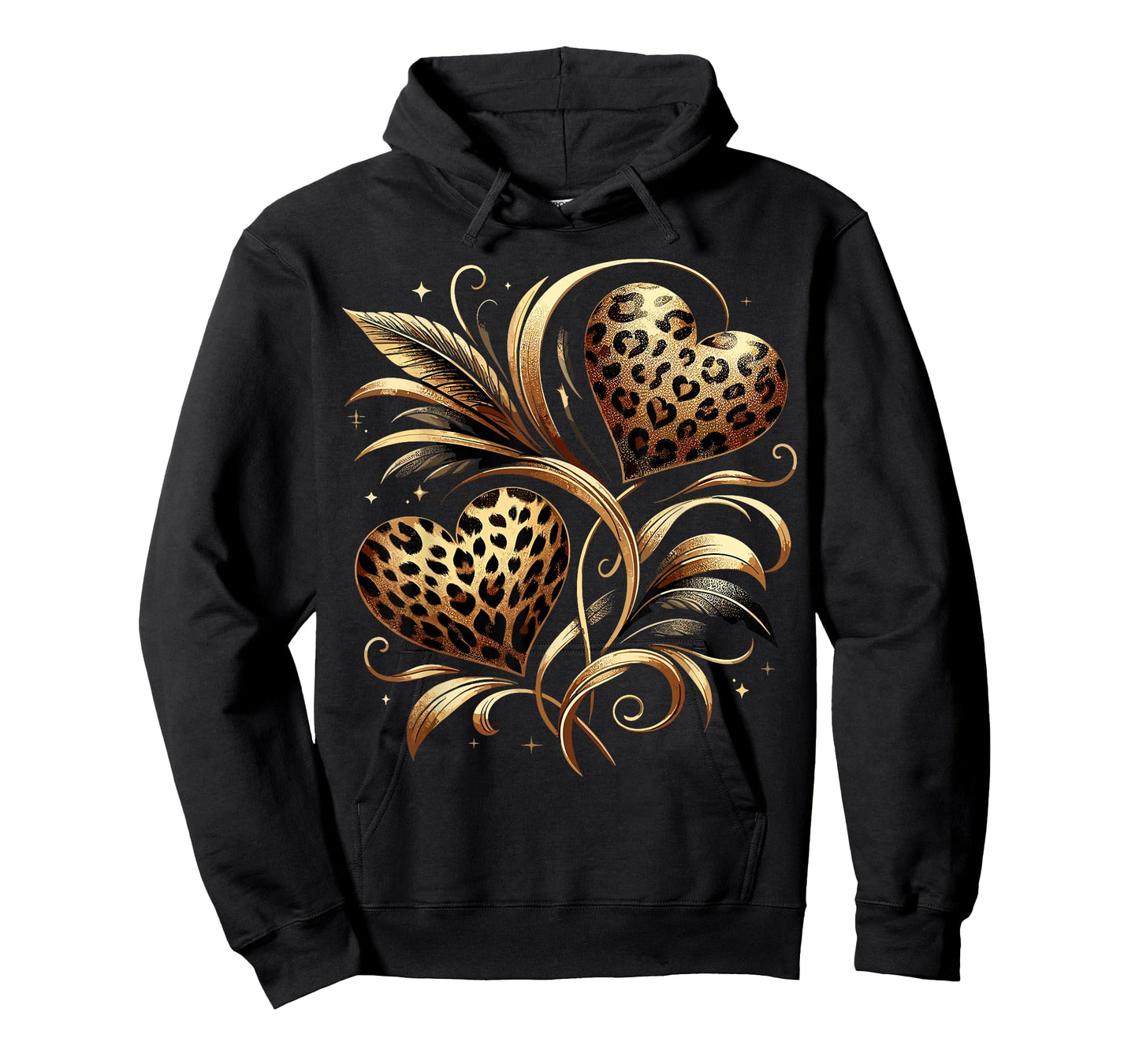 Cheetah Print Heart T-Shirt