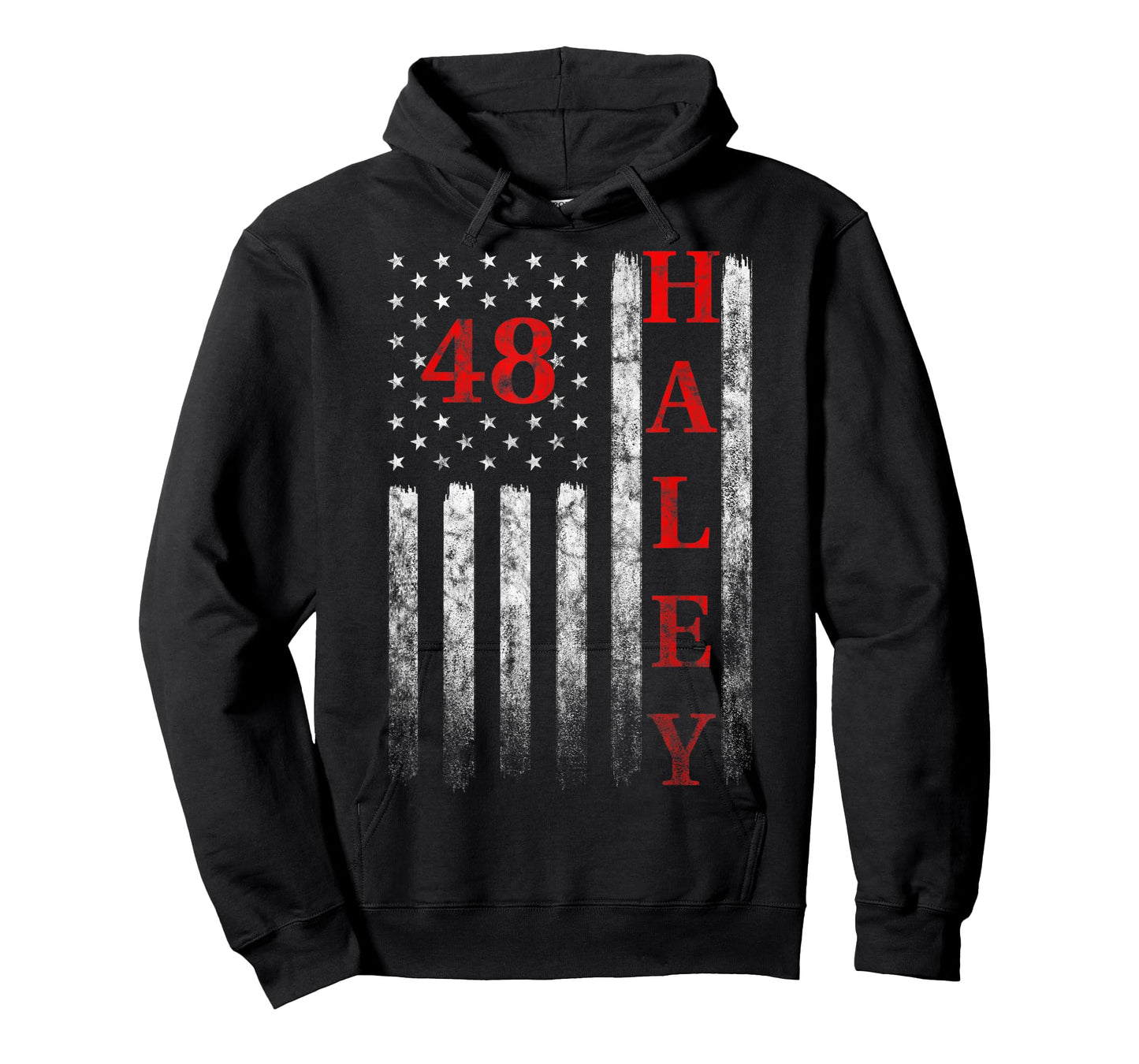 Nikki Haley 2028 American Flag USA Flag President Campaign Women Kids Men T-Shirt