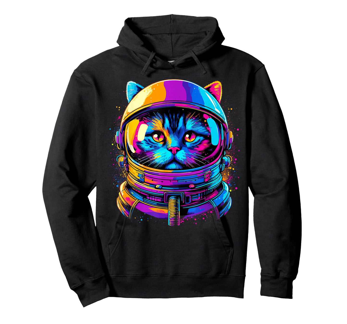 Cat Galaxy Astronaut Cat Space T-Shirt