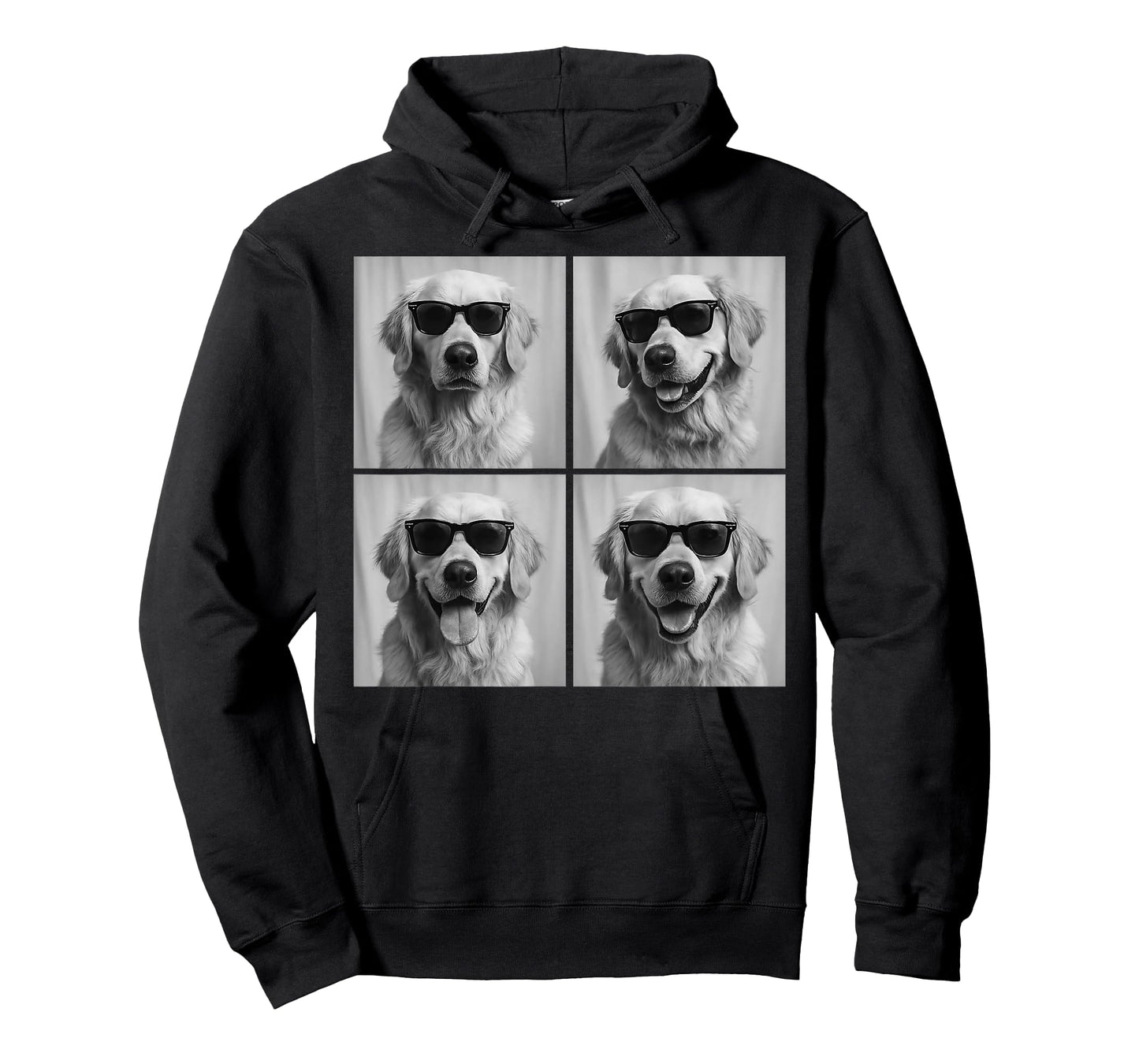 Funny Golden Retriever Lover Cute Golden Dog Photo Booth T-Shirt