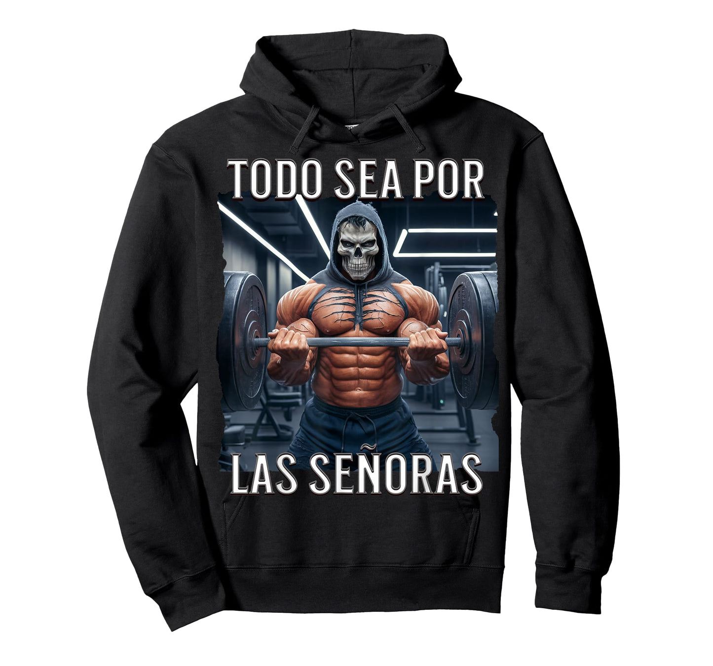 Todo sea por las señoras senoras: Calacas chidas gym T-Shirt
