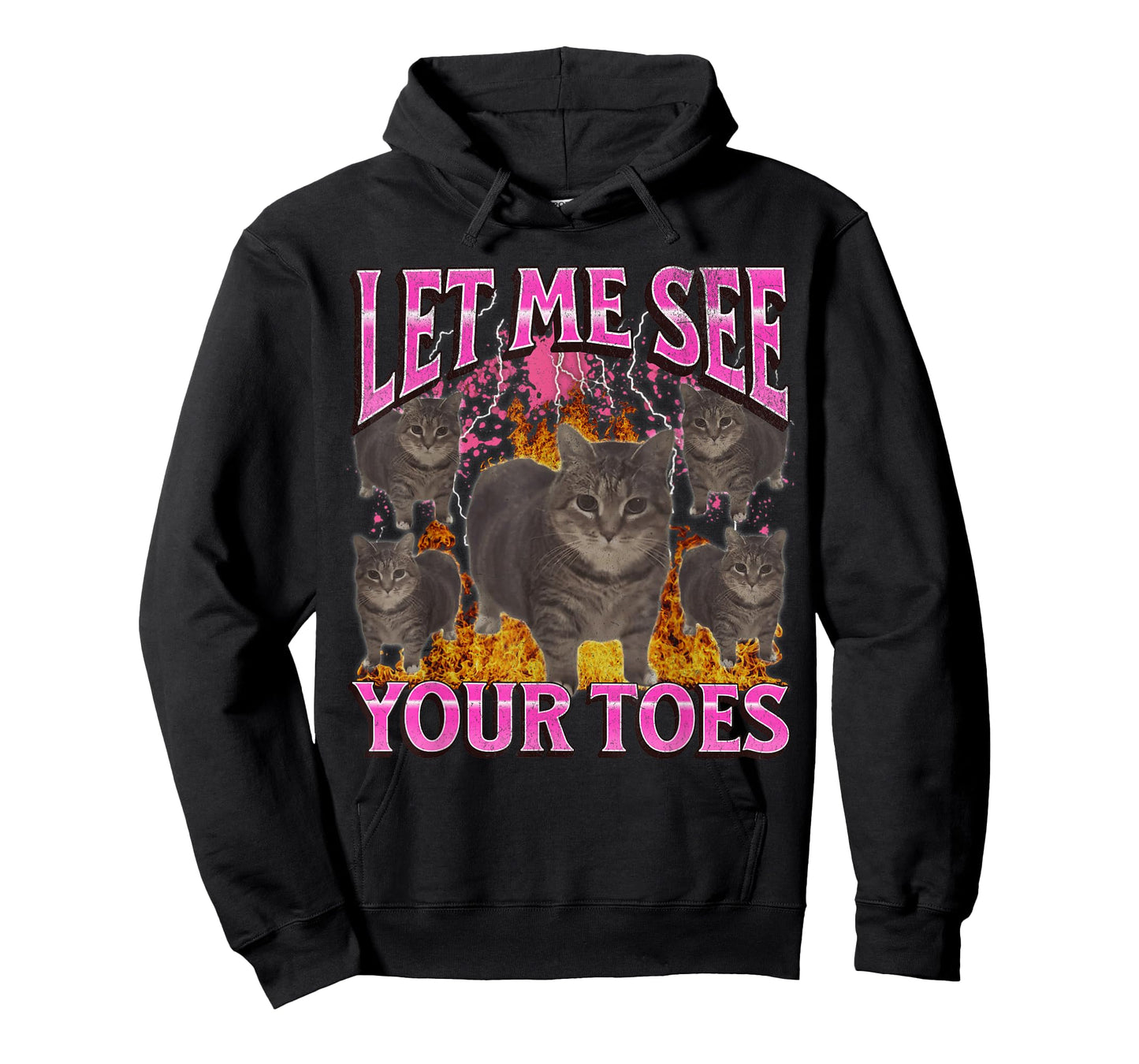 Your Toes Funny Cat Meme Bootleg Graphic Men Women T-Shirt