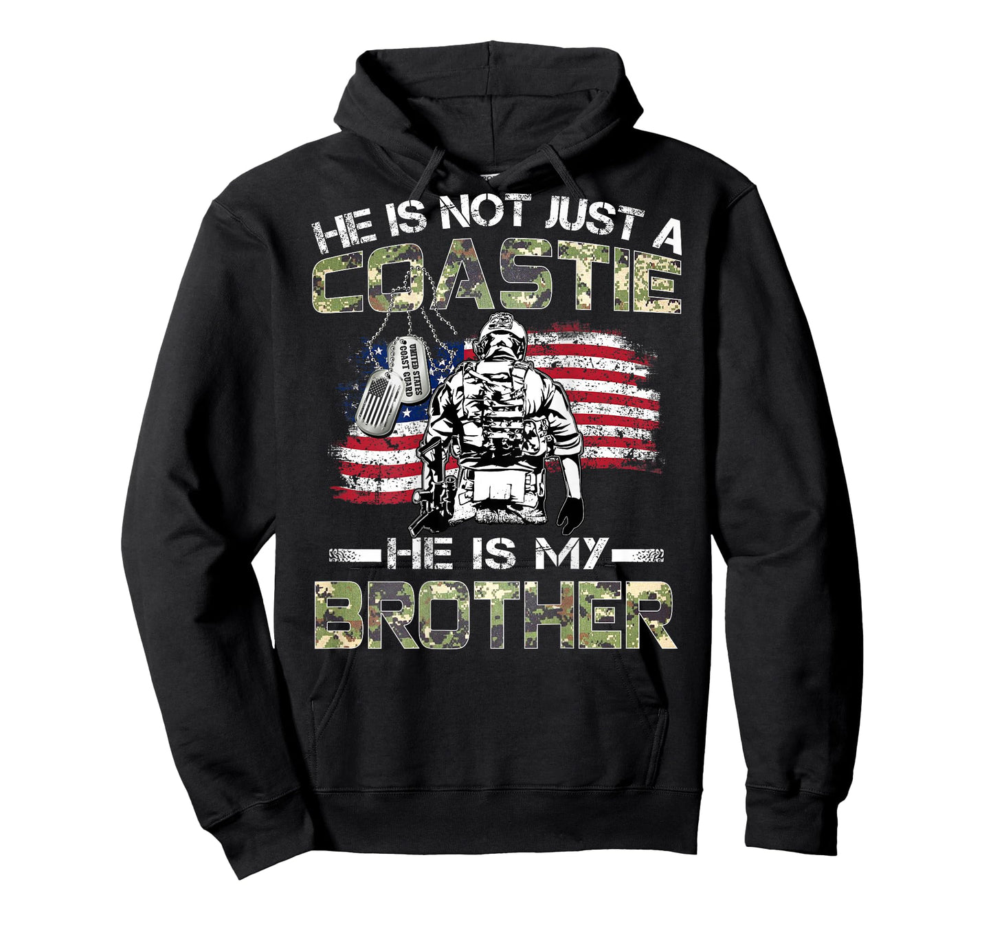 He Is Not Just A Coastie He Is My Brother Proud Coast Guard T-Shirt
