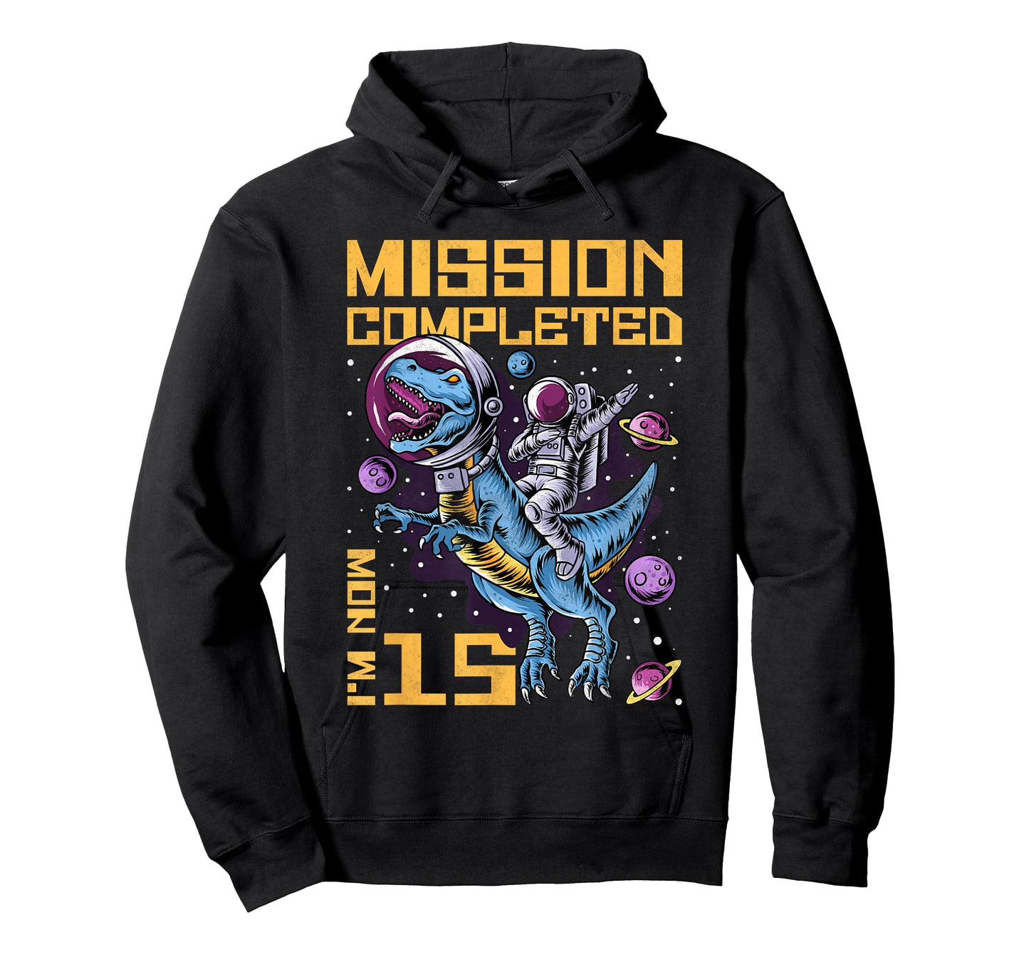 15th Birthday Mission Completed I'm Now 15 Years Old T-Shirt