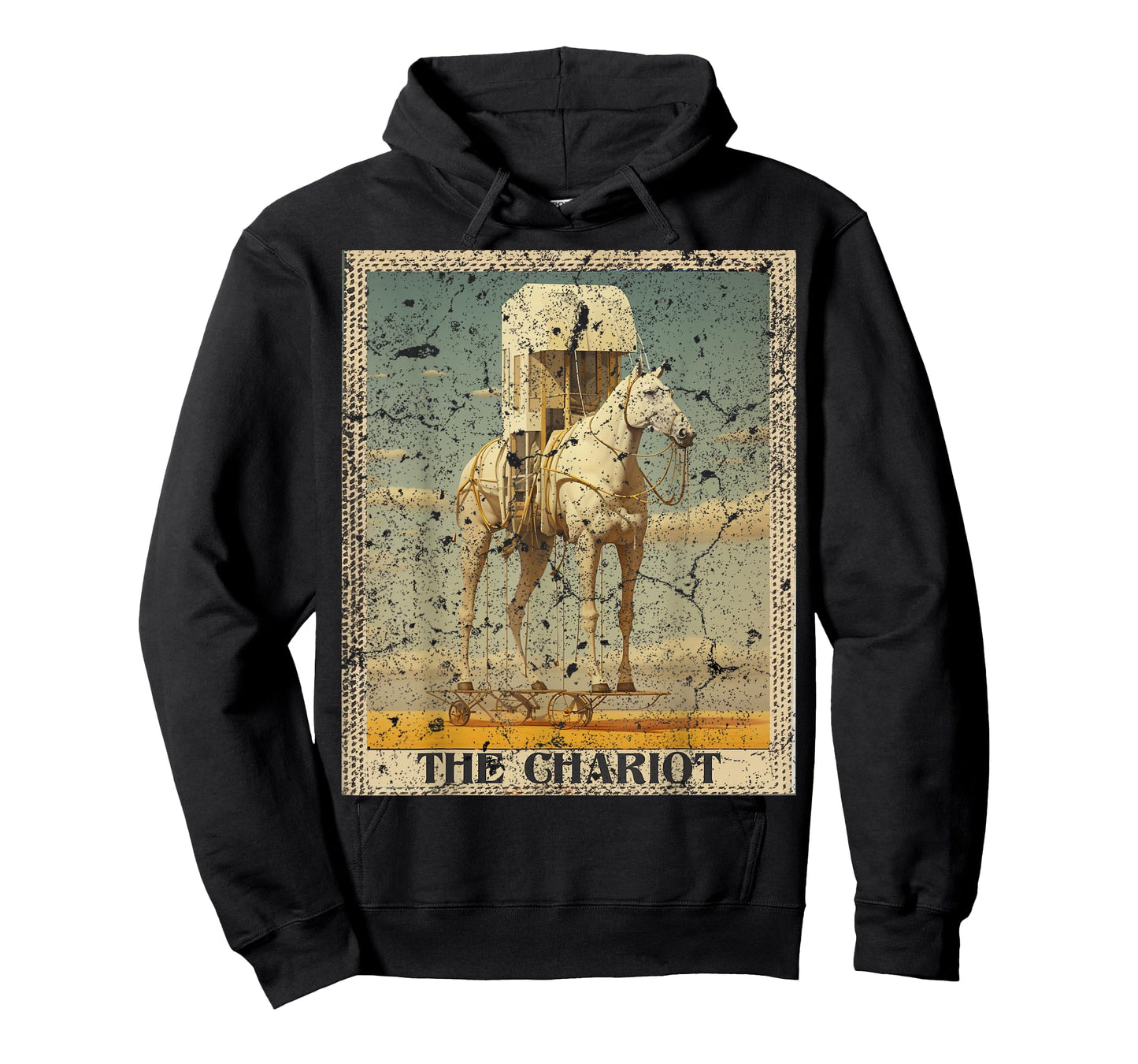 Abstract Art Tarot Card The Chariot T-Shirt
