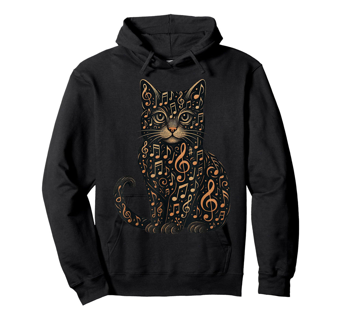 Musical Notes Cat Music Musician T-Shirt
