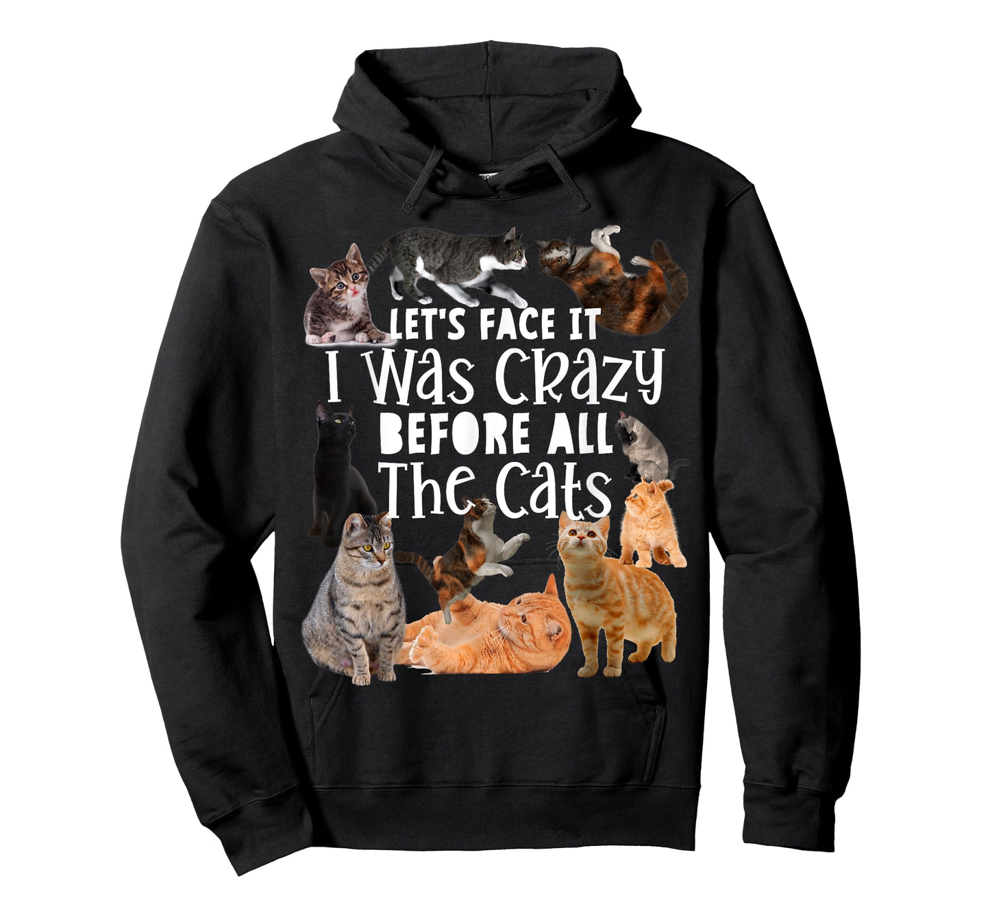 Let's Face It I Was Crazy Before The Cats Funny Gift T-Shirt