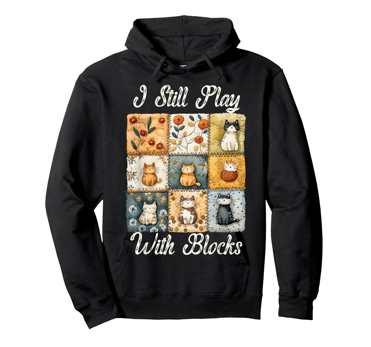 Funny Sewing Quilting Art For Women cat Quilting Lover T-Shirt