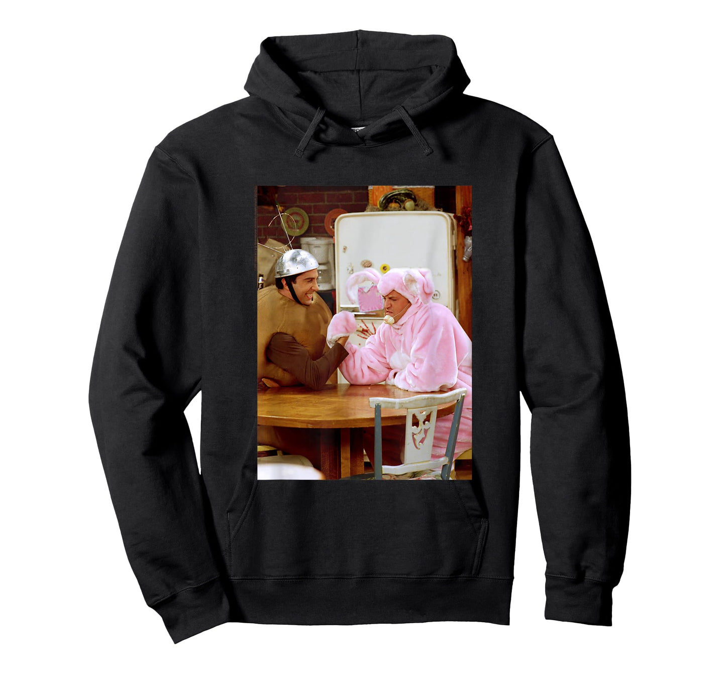Friends Ross & Chandler Arm Wrestling in Costume TV Show T-Shirt