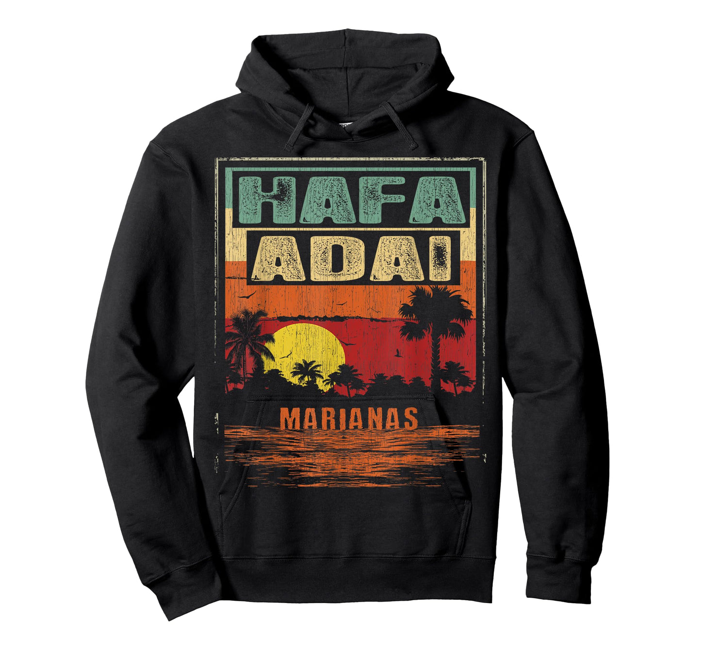 670 Hafa Adai CNMI - Vintage Tropical Marianas T-Shirt