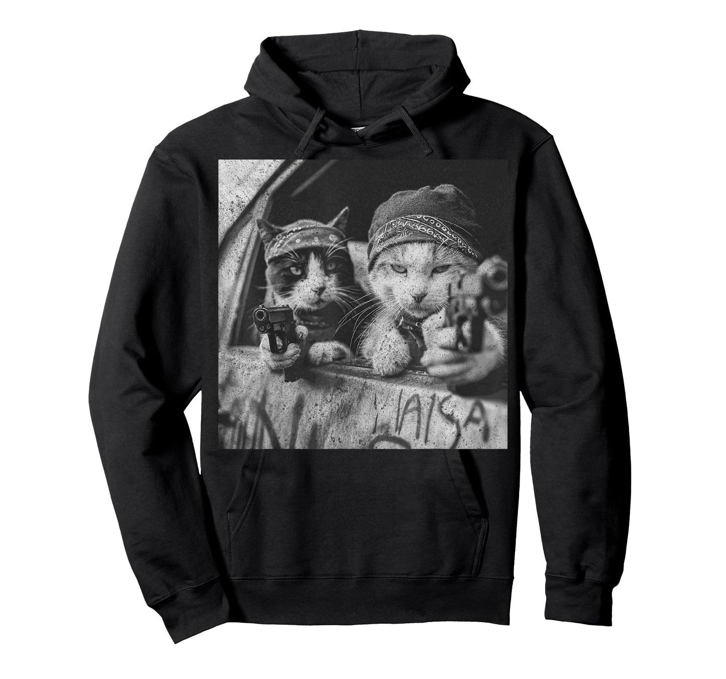 Gangster Cats Street Funny T-Shirt
