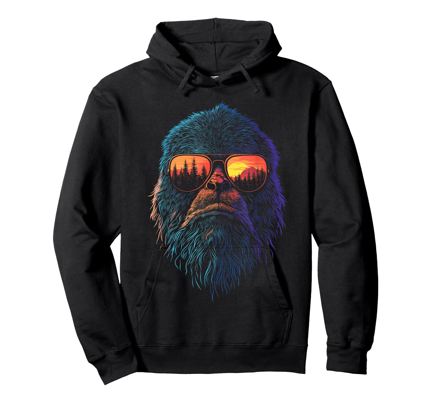 Outdoors Camping Men Women Kids Funny Bigfoot Sasquatch T-Shirt