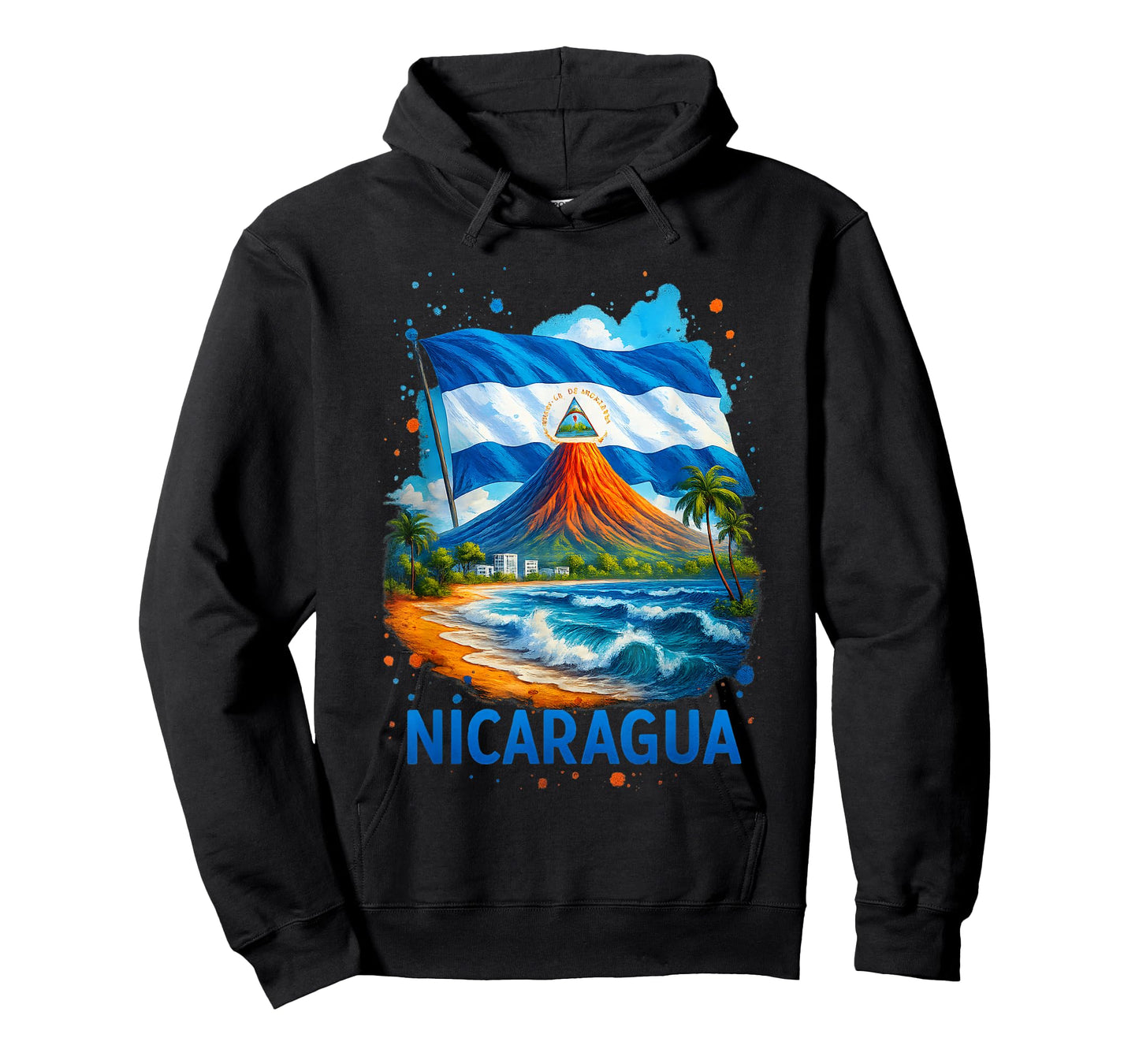 Nicaragua Flag Hispanic Heritage Month Nicaraguan Men Women T-Shirt