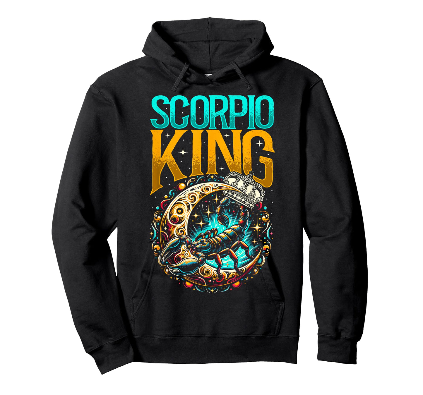 Scorpio Zodiac Sign Moon Astrology Star Sign, Scorpio King T-Shirt