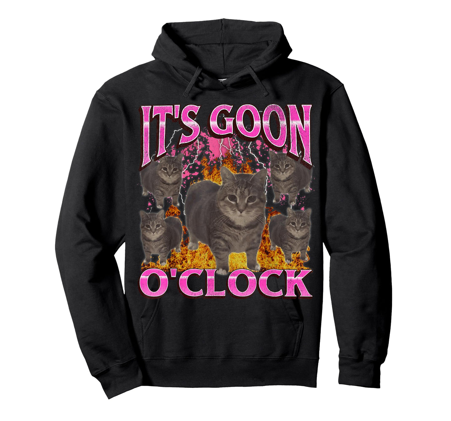 Gooning O'clock Funny Oia Oia Cat Meme Bootleg Graphic T-Shirt for Men Women