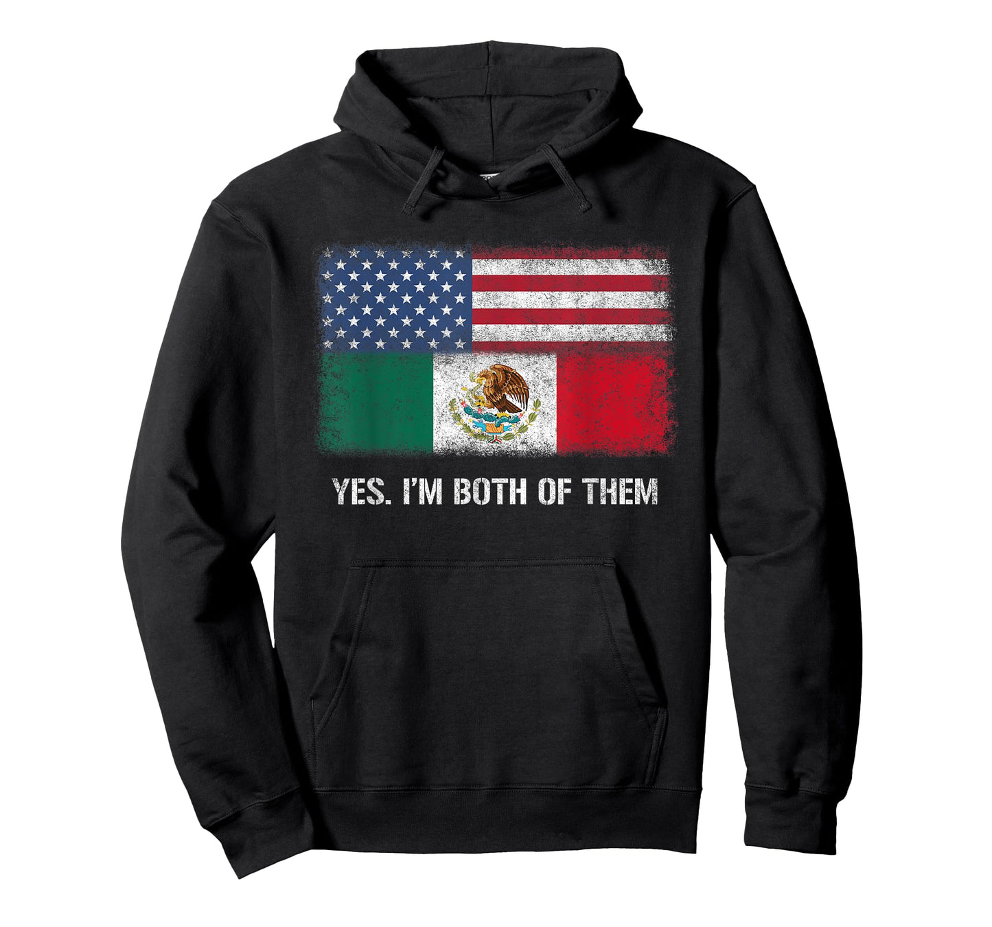 Usa Mexico Mexican American Flag Dual Citizen Citizenship T-Shirt
