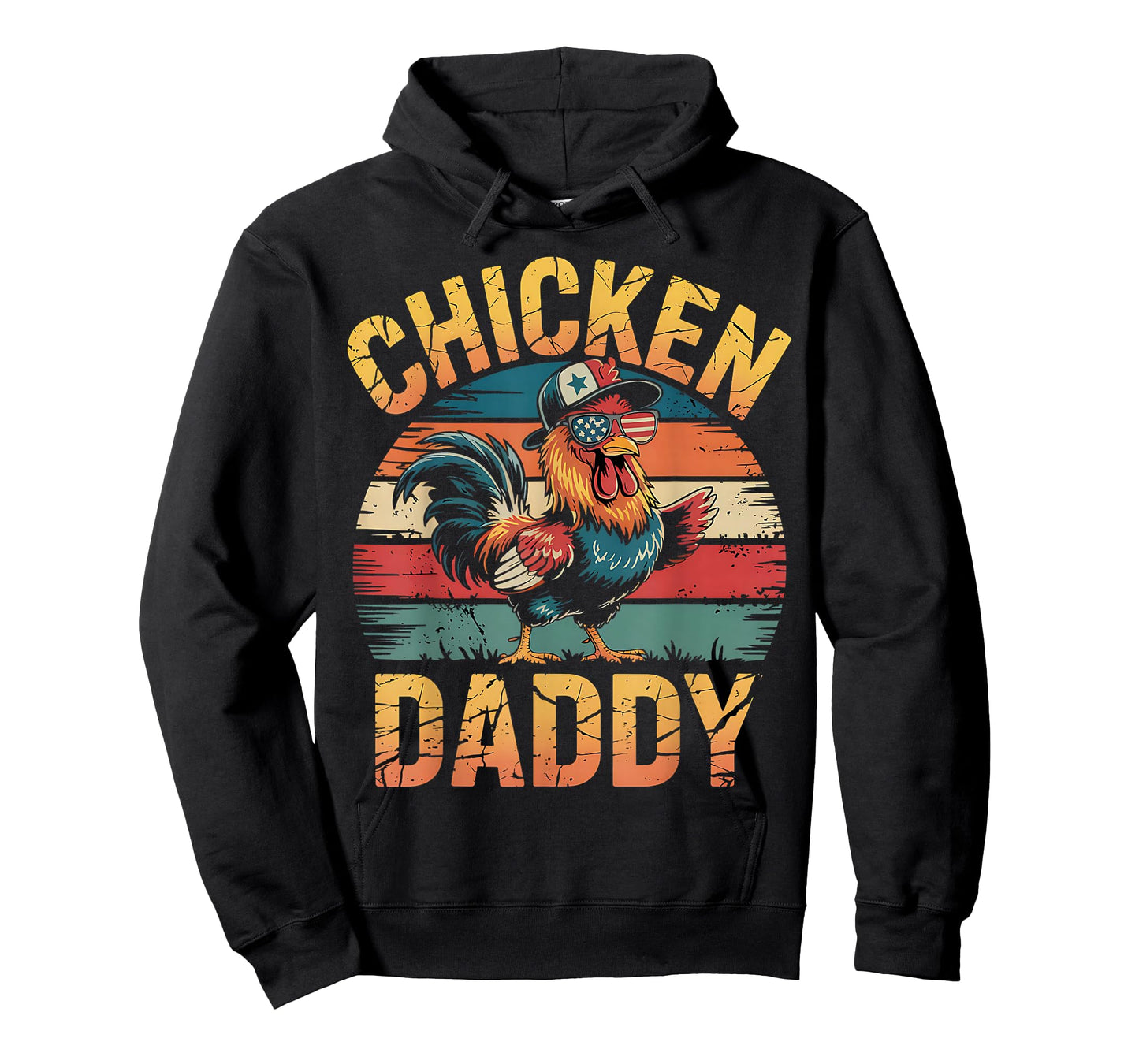 Chicken Daddy Funny Farmer For Men T-Shirt