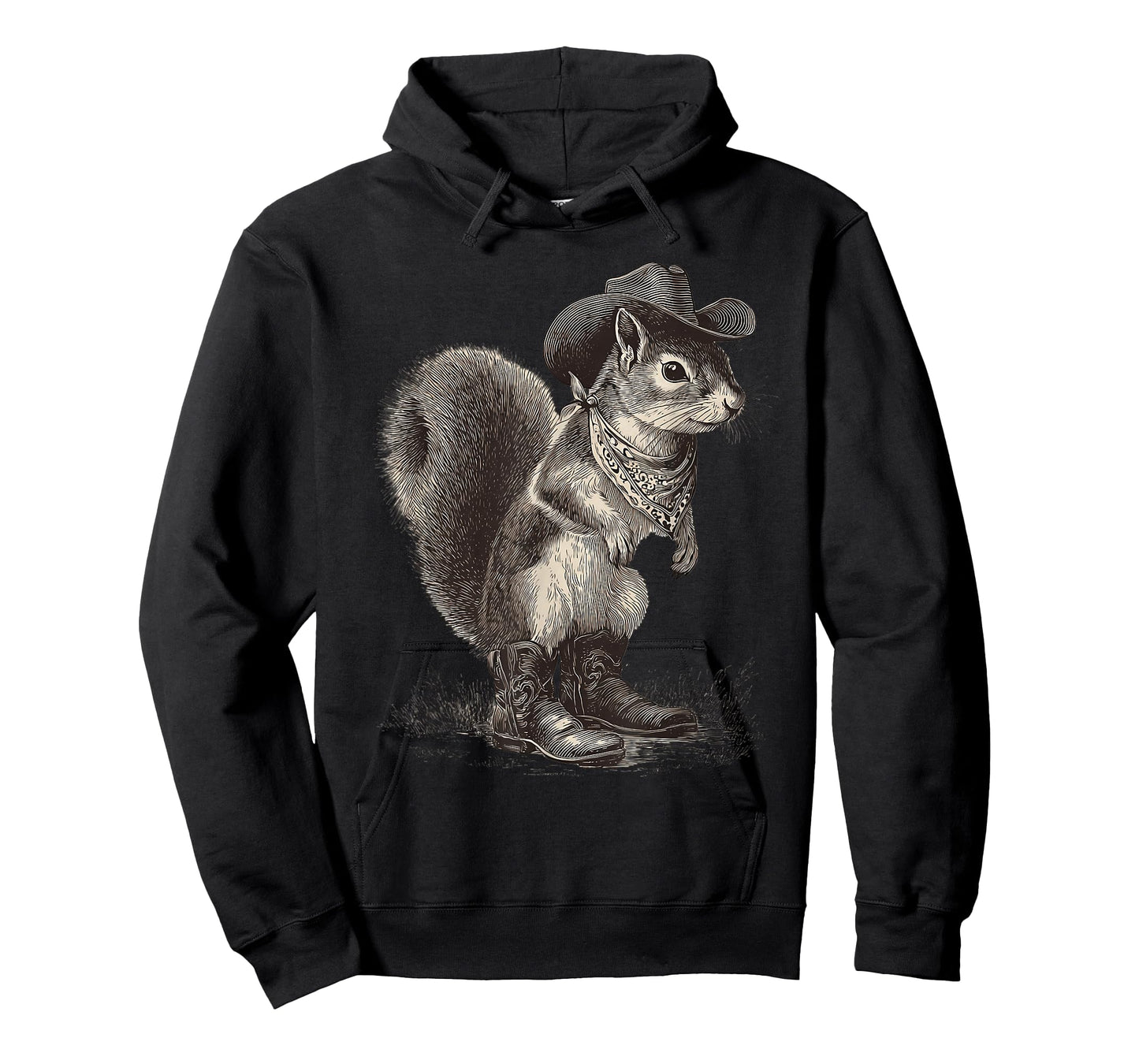 Country Cowboy Squirrel Vintage Rodeo Cowgirl Western Texax T-Shirt