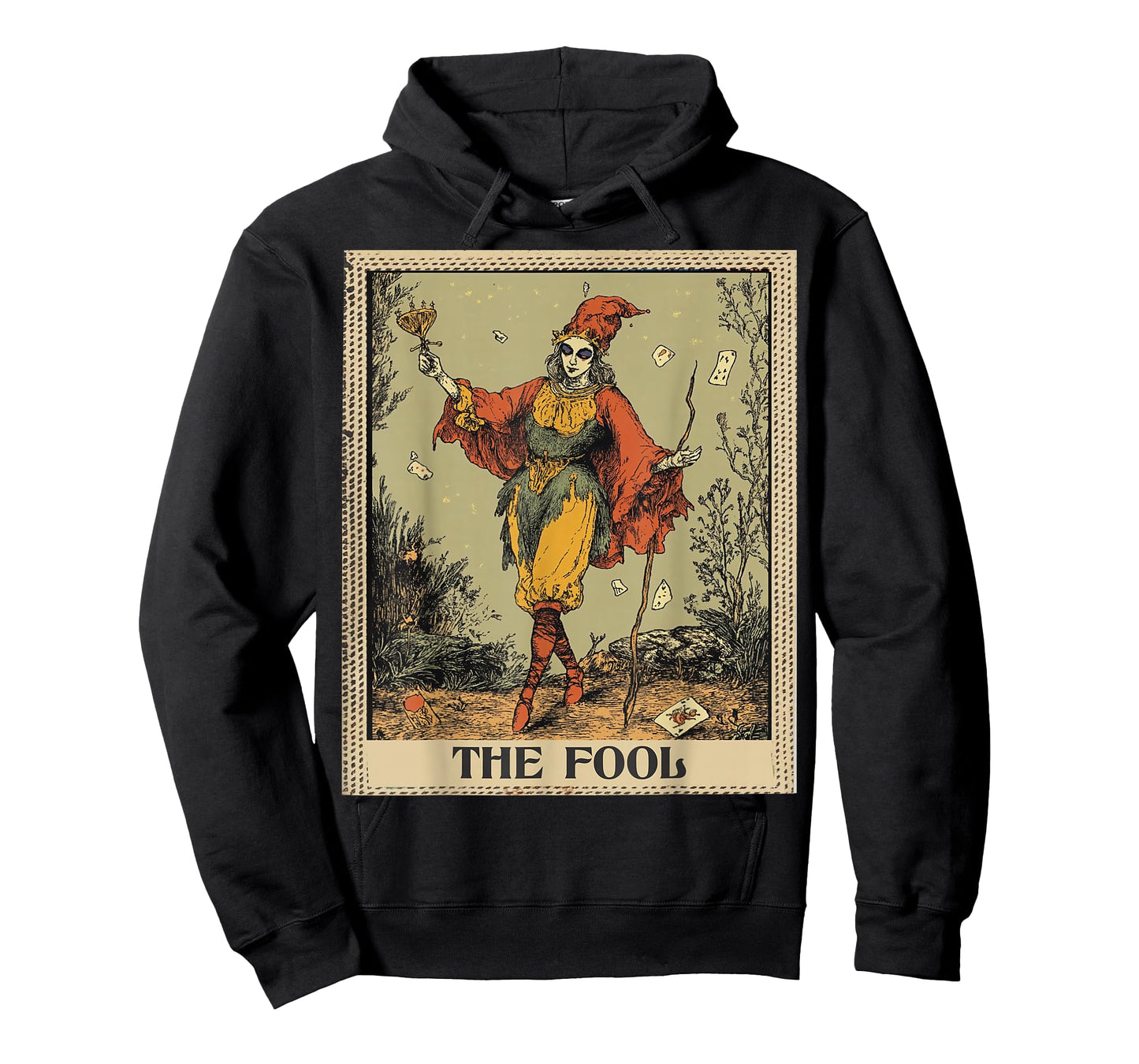 Jokers Clown Playing Cards Tarot Card The Fool Jester T-Shirt