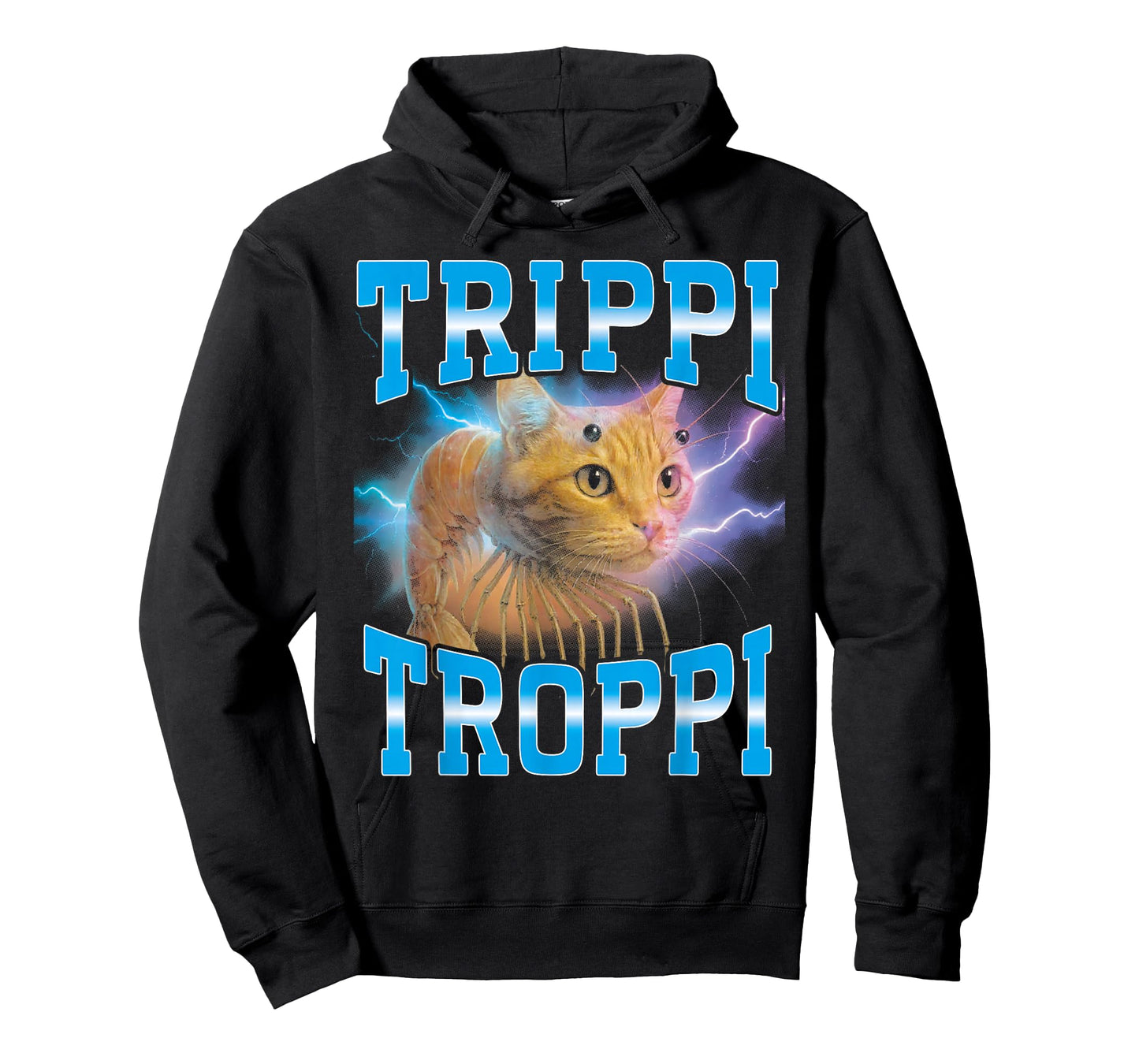 Surreal Italian Brainrot Meme Trippi Troppi Cat Funny T-Shirt
