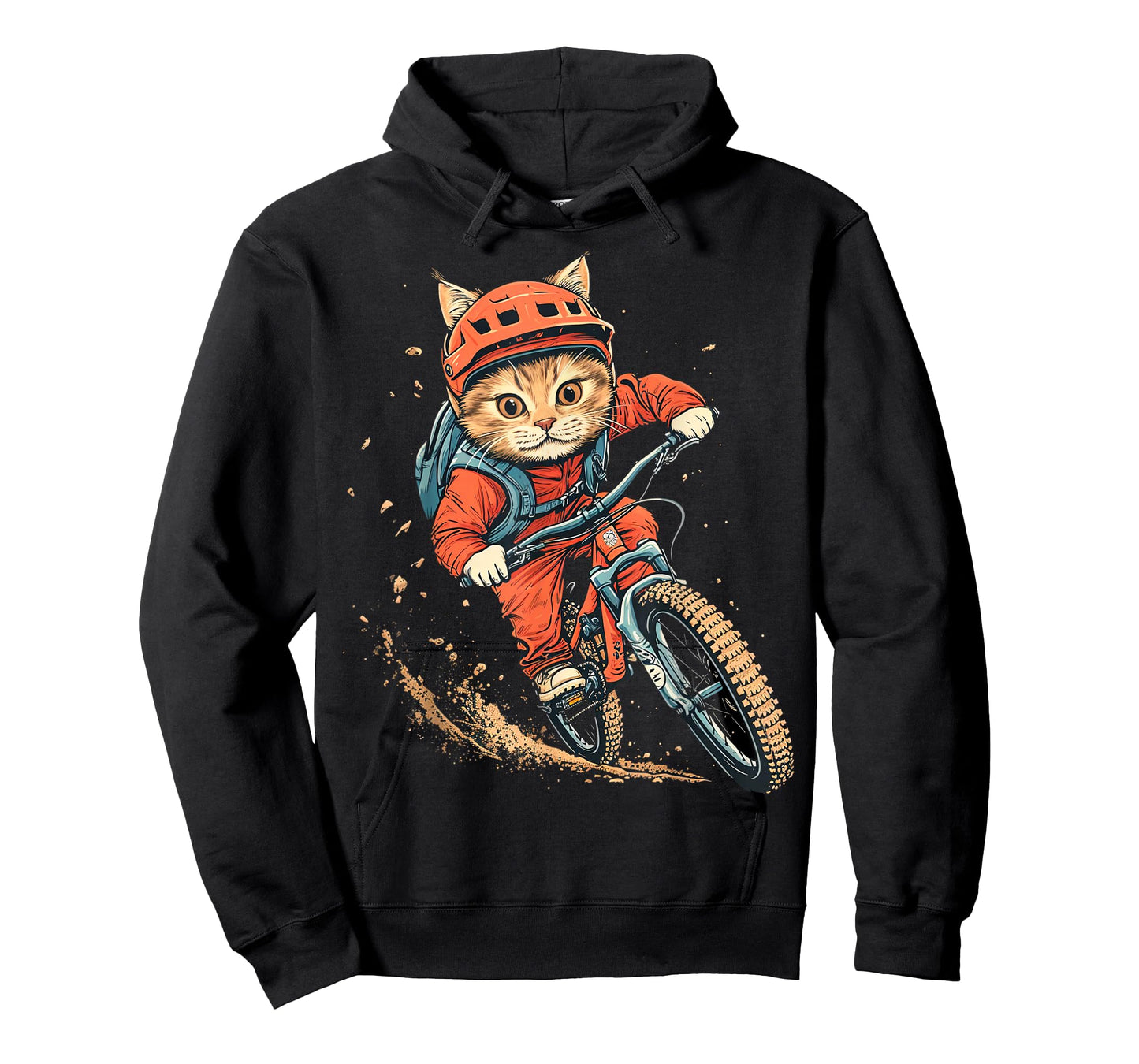 Mountain Biking Cat T-Shirt