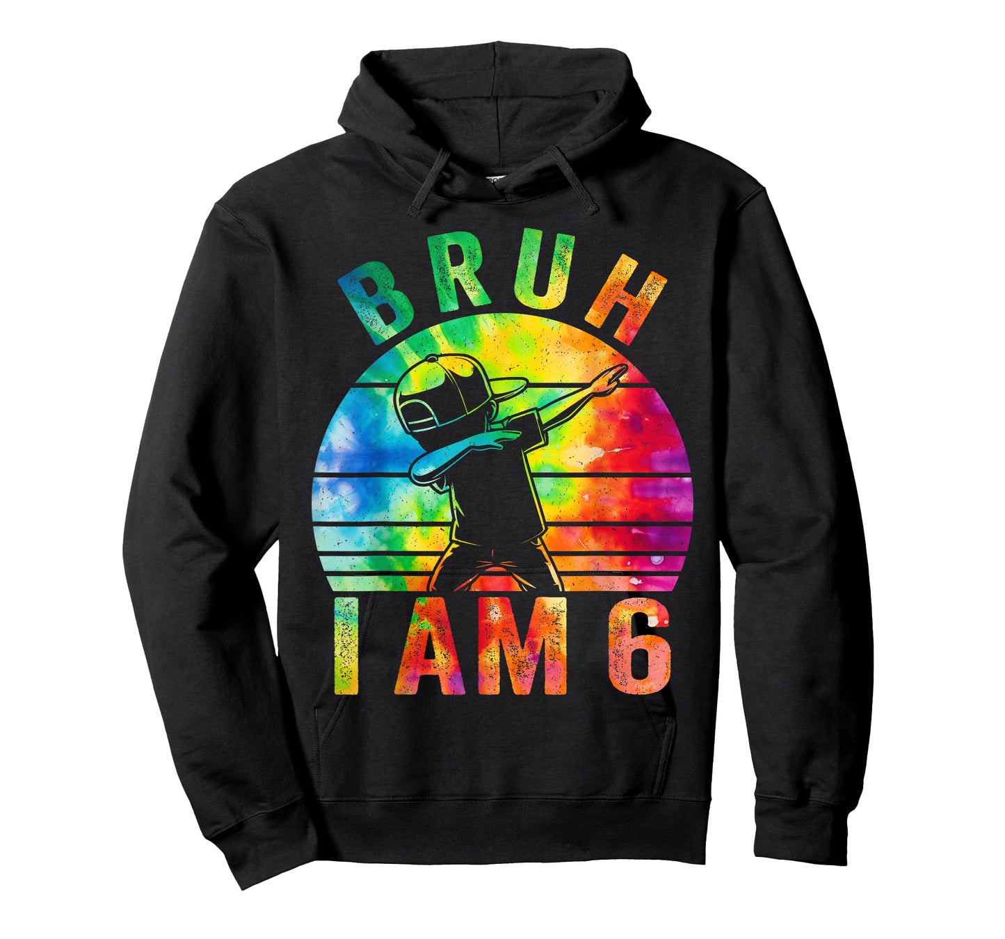 6 Year Birthday Tie Dye Dabbing Boy Bruh Its My 6th Birthday T-Shirt