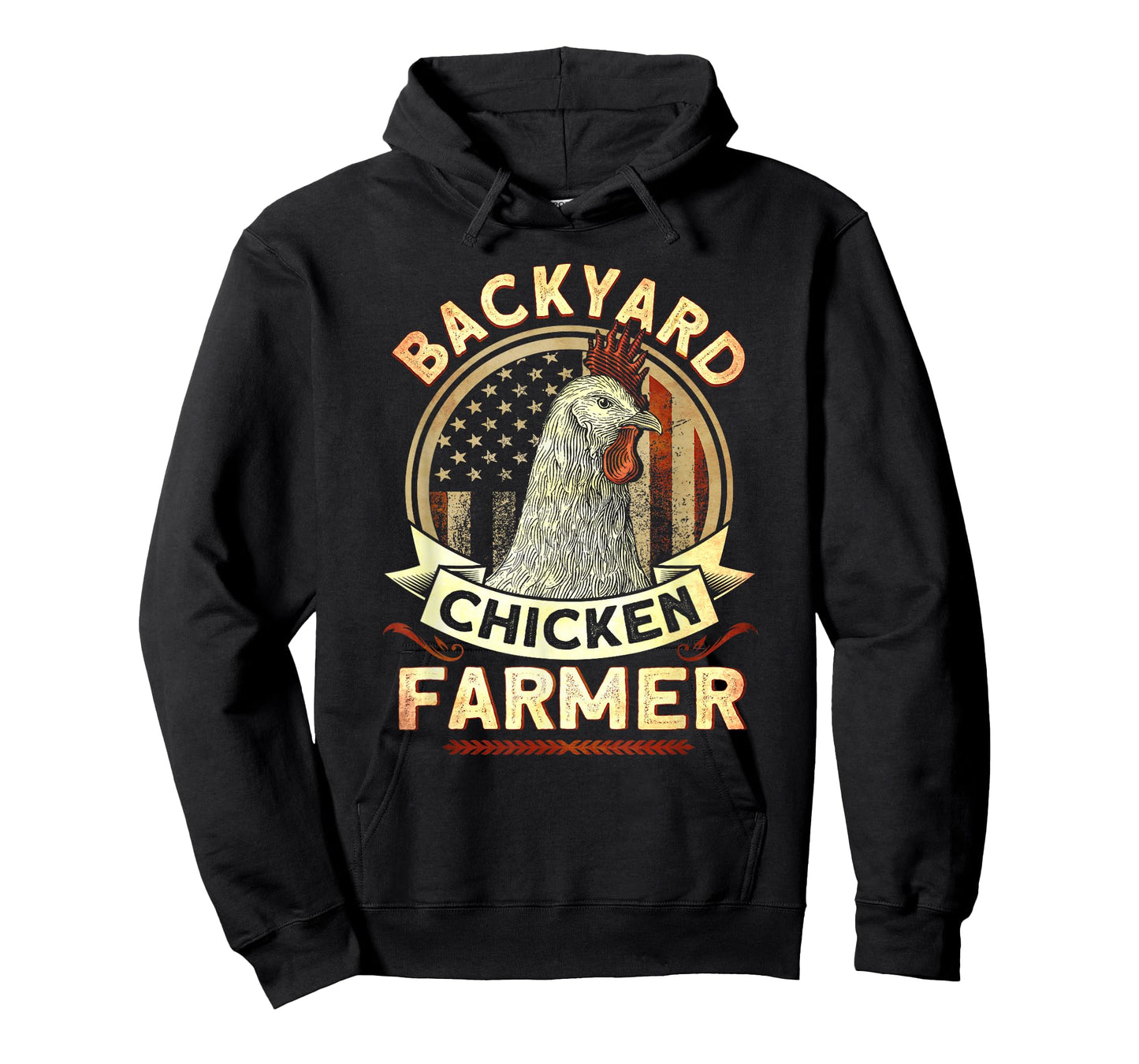 Backyard Chicken Farmer 4th of July USA Flag T-Shirt