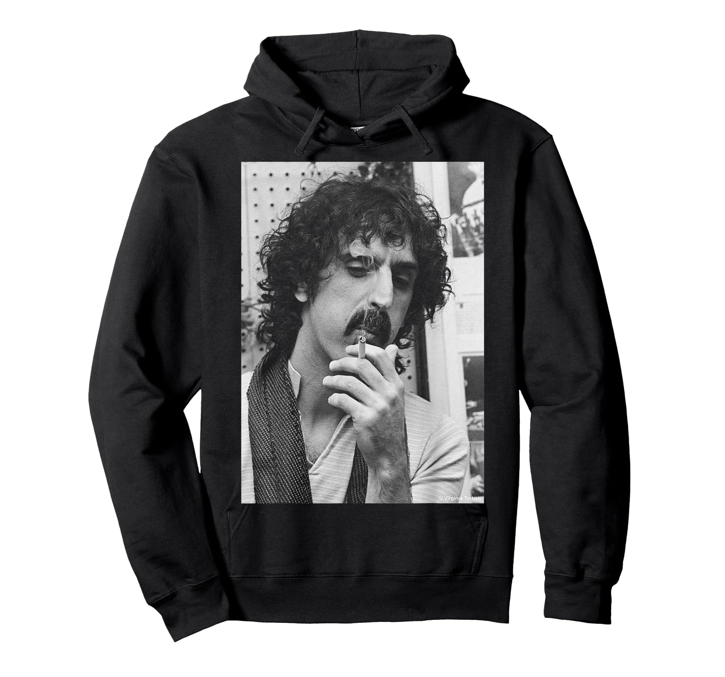 Smoking Frank Zappa by Virgina Turbett T-Shirt
