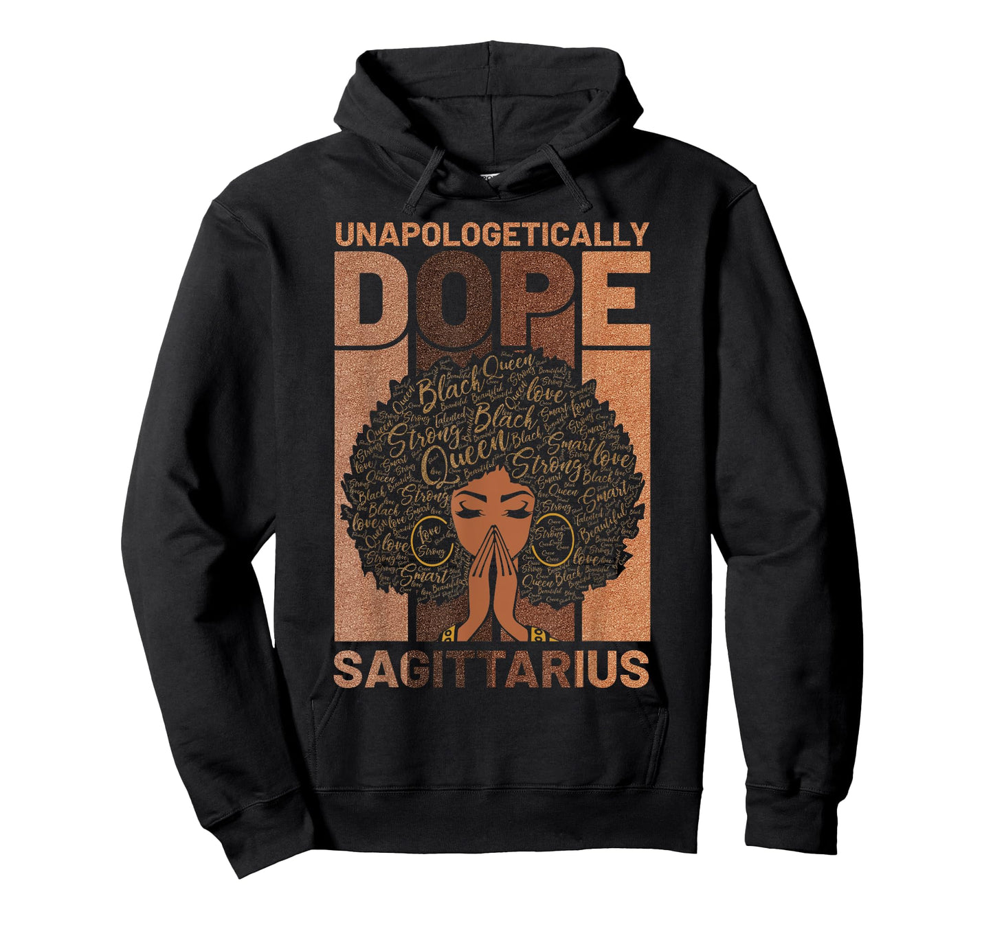Unapologetically Dope Sagittarius Melanin Horoscope T-Shirt