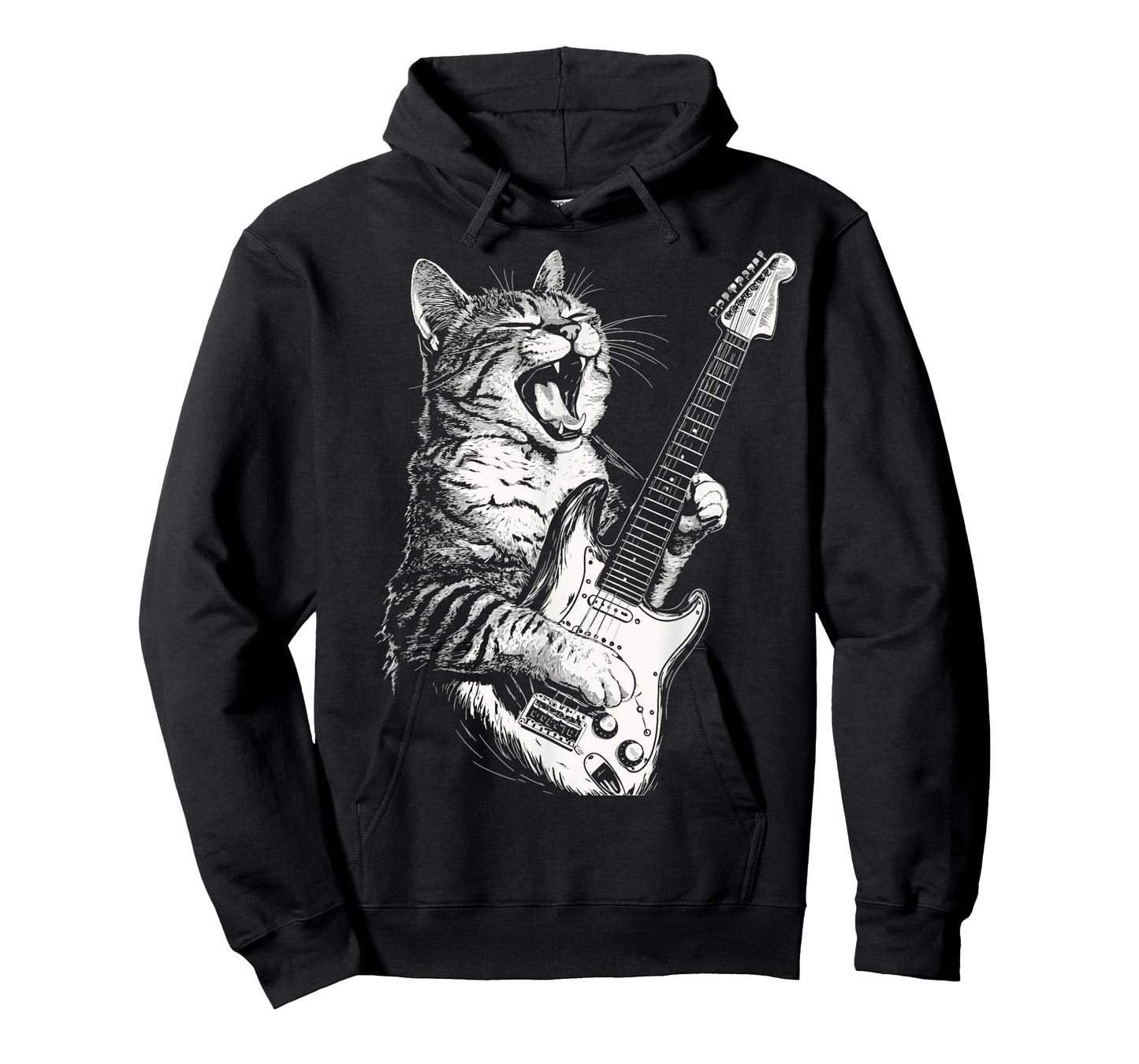 Cat Playing Guitar T-Shirt