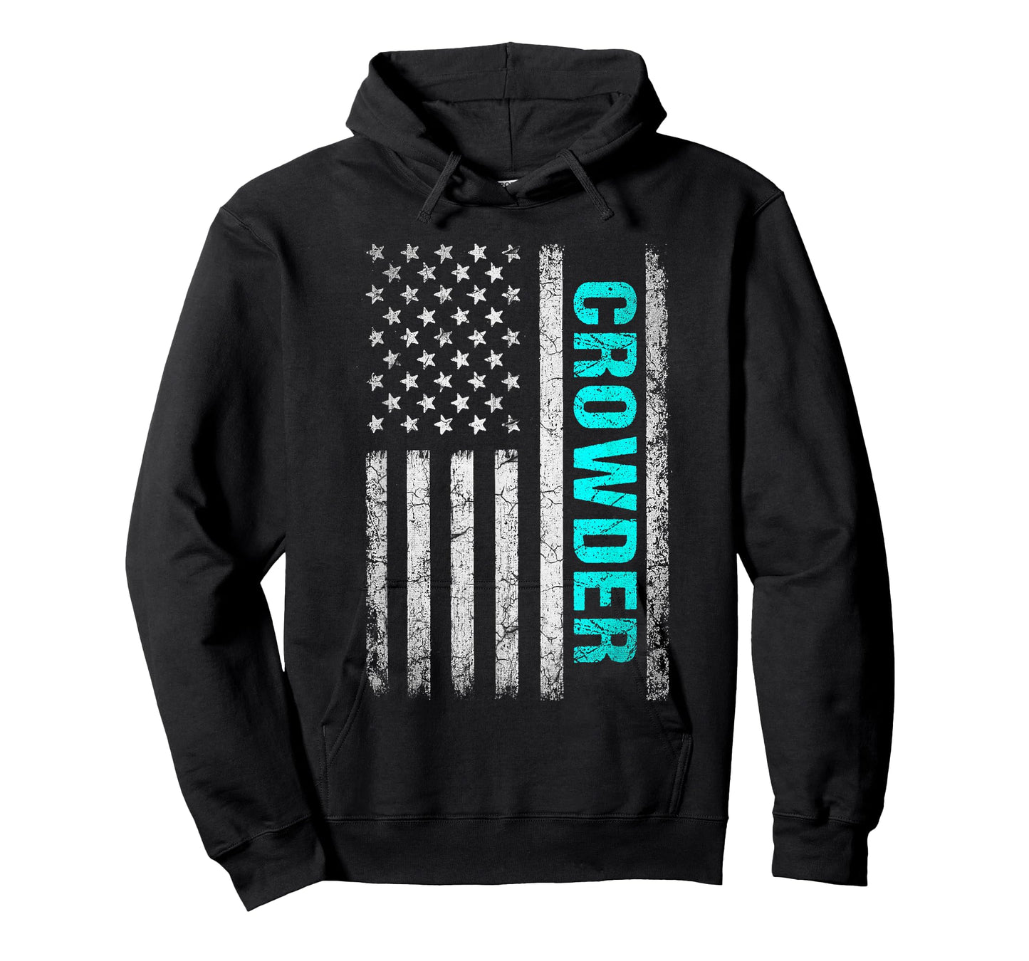 Crowder Name American Flag - Crowder Last Name T-Shirt
