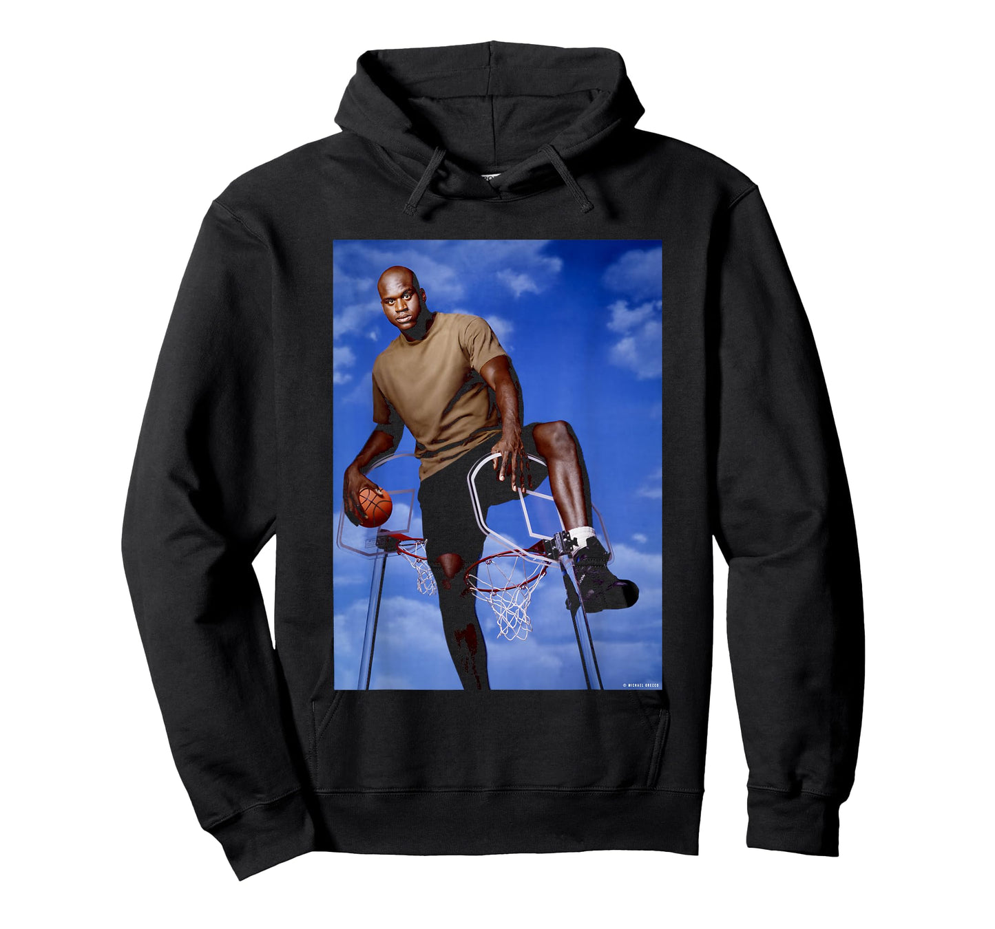 LA Lakers Basketball Shaquille O’Neal NBA by Michael Grecco T-Shirt