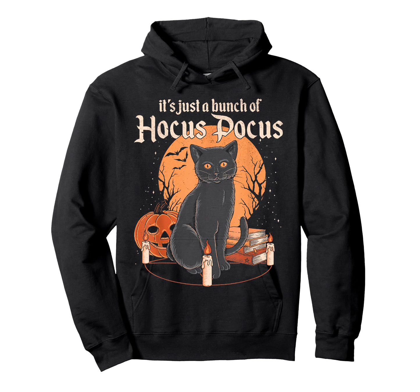 It's Just A Bunch of Hocus Pocus Funny Cat T-Shirt