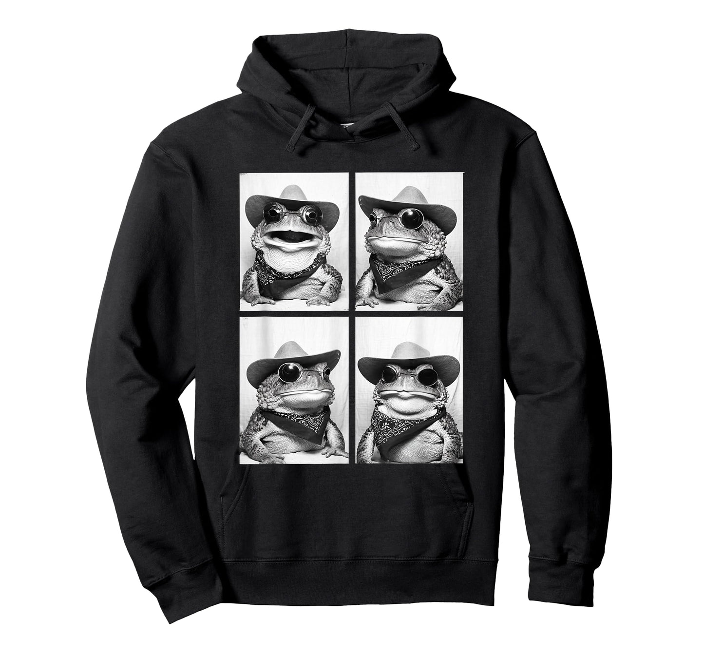 Cowboy Toad with Sunglasses Animal Design Photo Booth Western T-Shirt