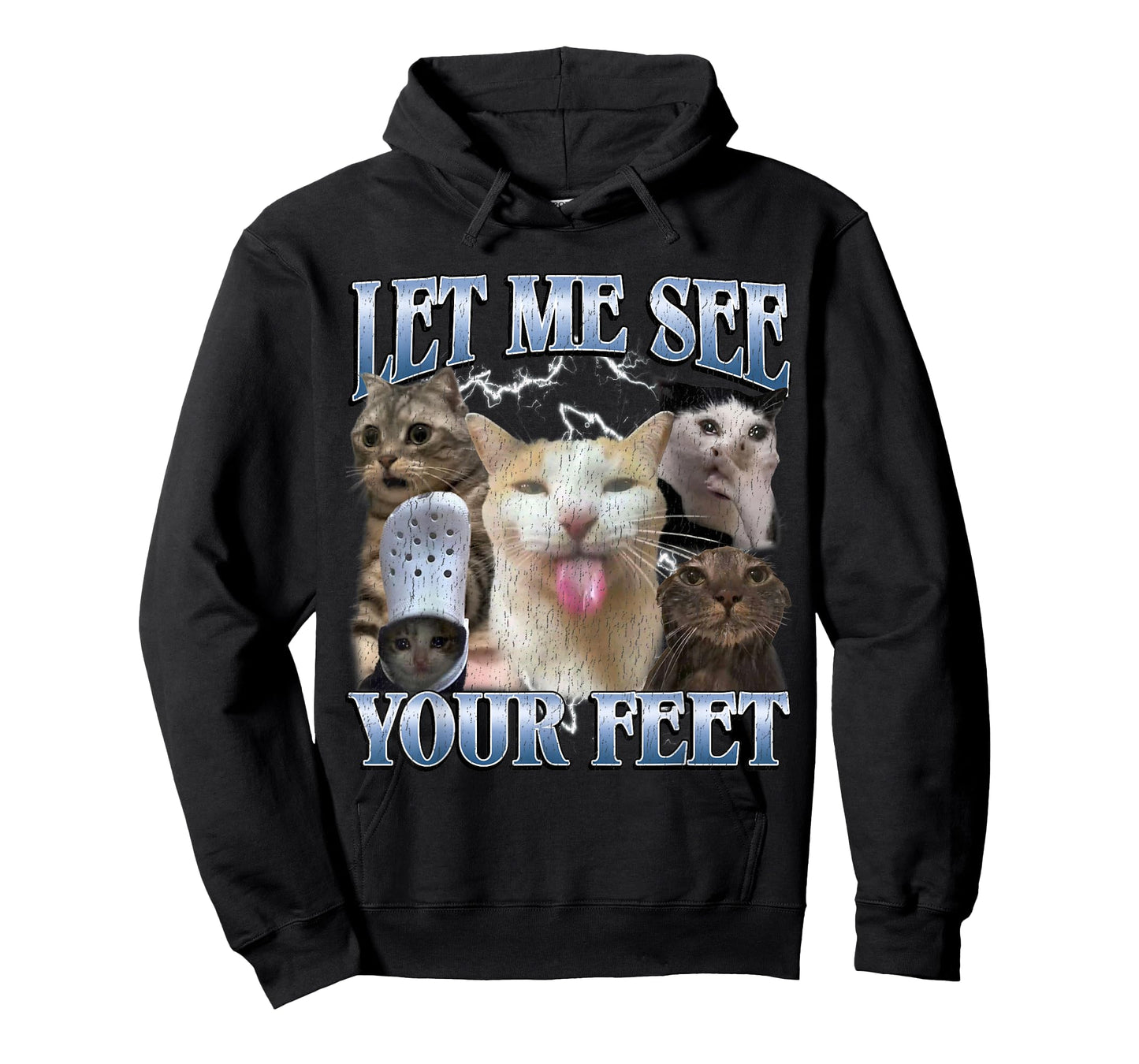 Let Me See Your Feet Funny Offensive Cat Meme Bootleg T-Shirt