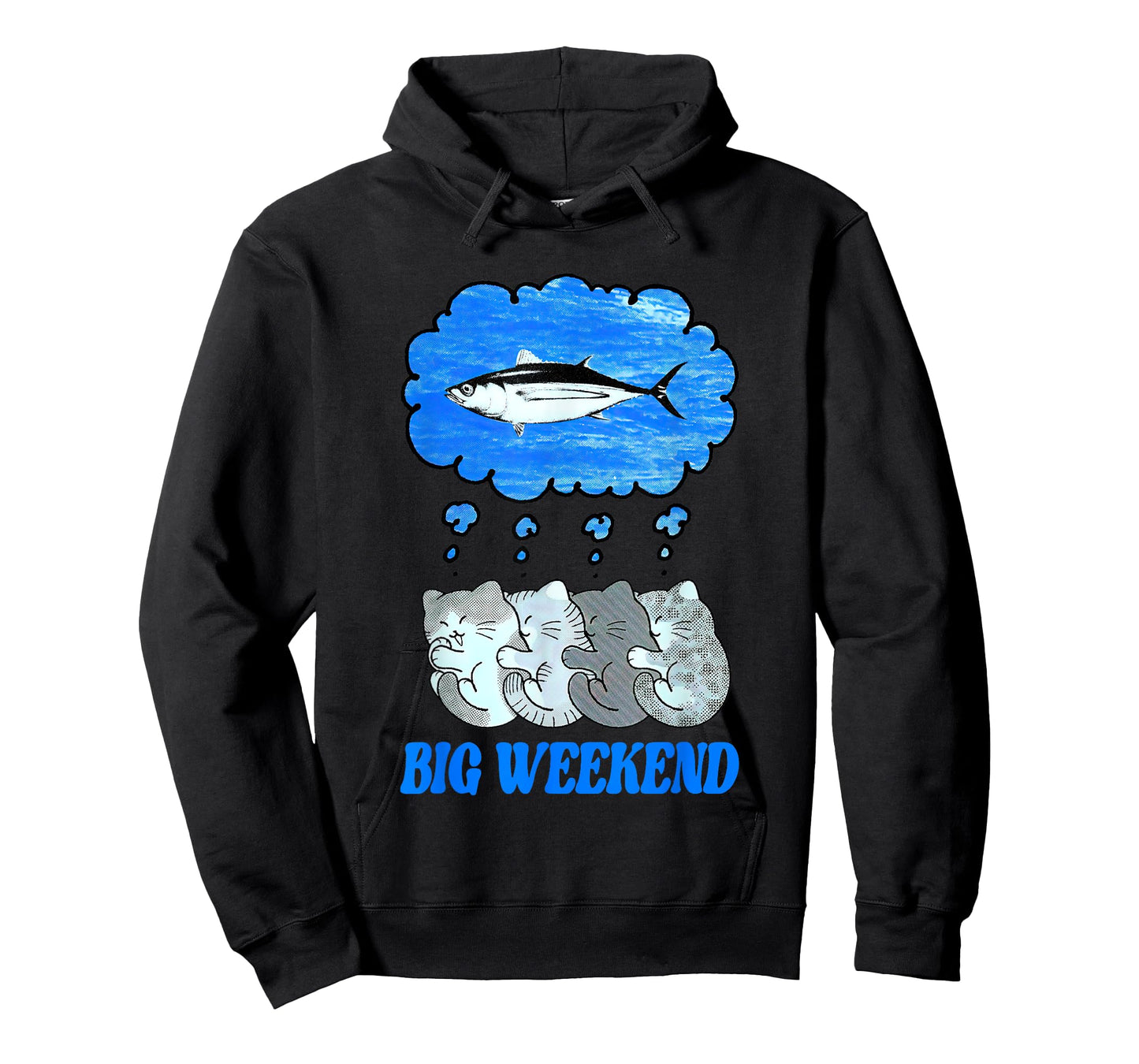 Paperbeatsscissors Big Weekend Cats Dreaming T-Shirt