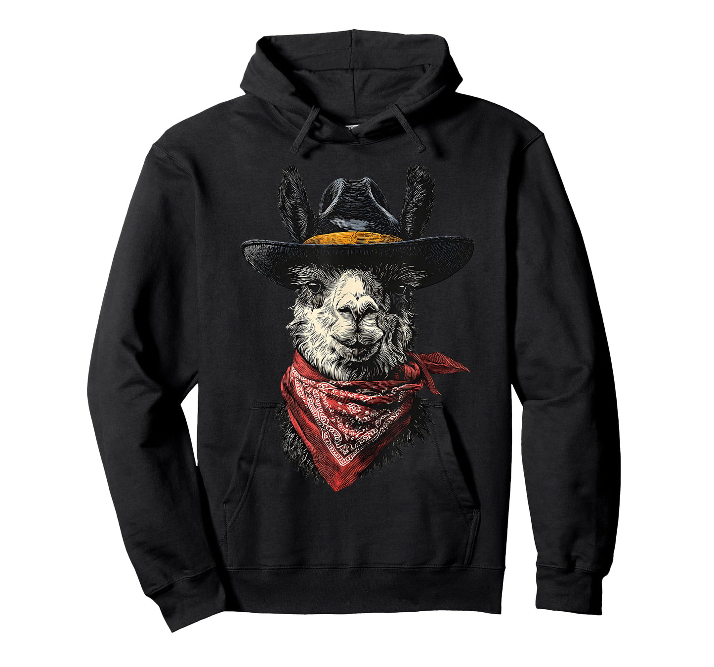 Country Cowboy Llama Vintage Rodeo Cowgirl Western Alpaca T-Shirt