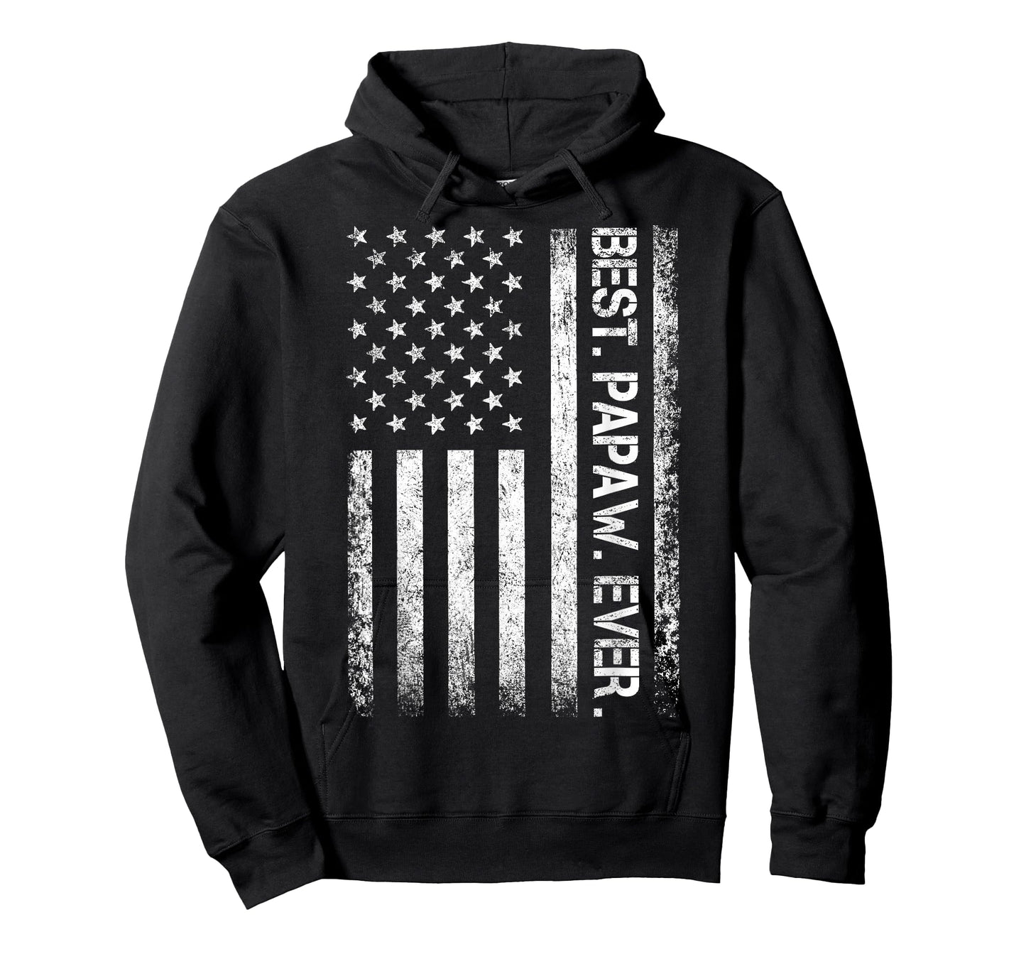 Best Papaw Ever Vintage American Flag T Shirt T-Shirt