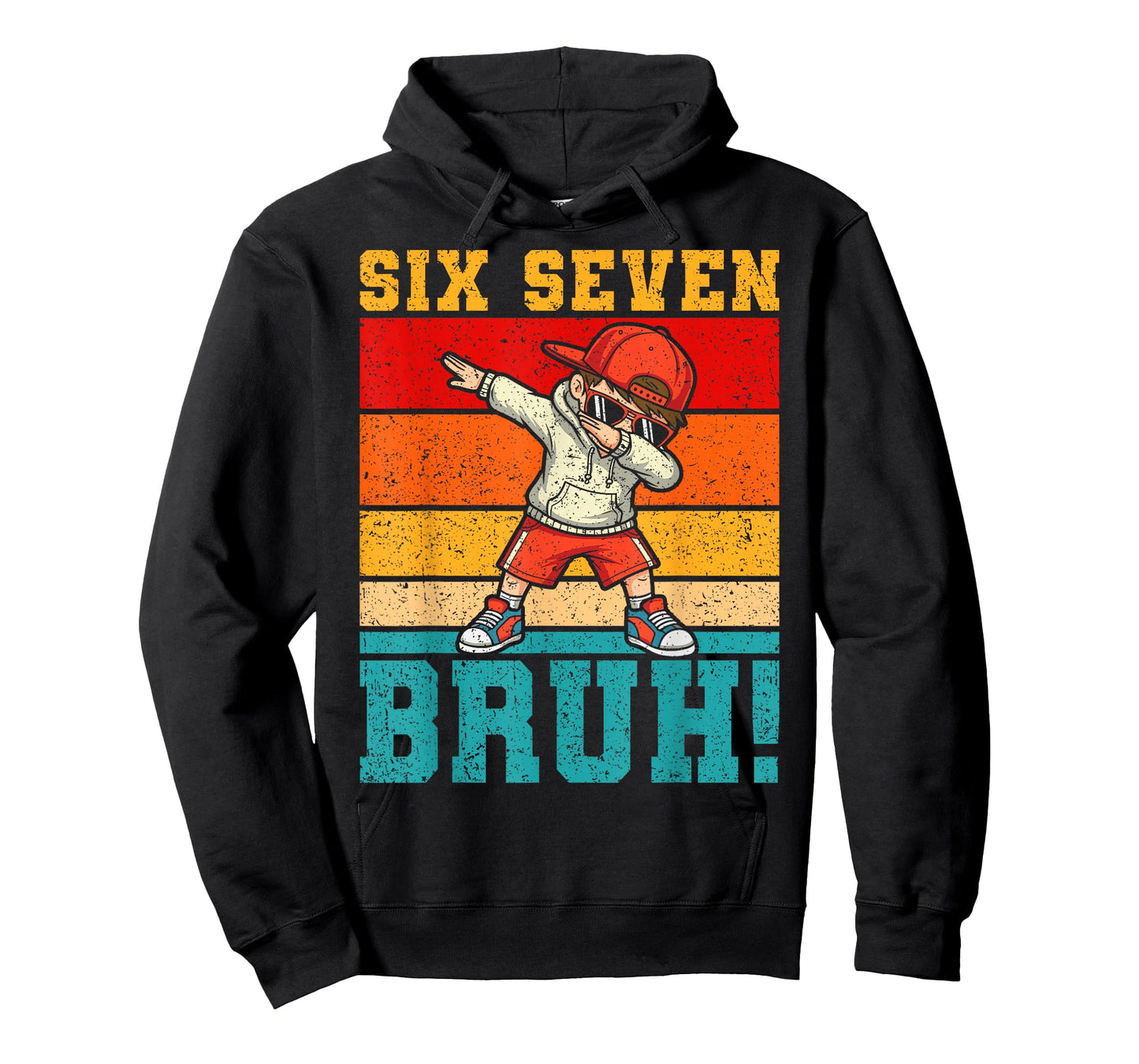 67 Six Seven Burh 6 7 Meme Dabbing Funny 6 7 Boys Kids T-Shirt