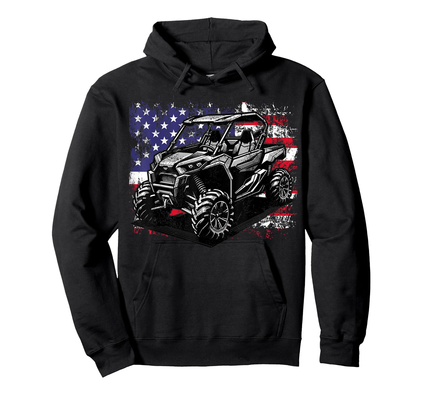 American Flag UTV Side by Side 4th of July SXS Off Road T-Shirt