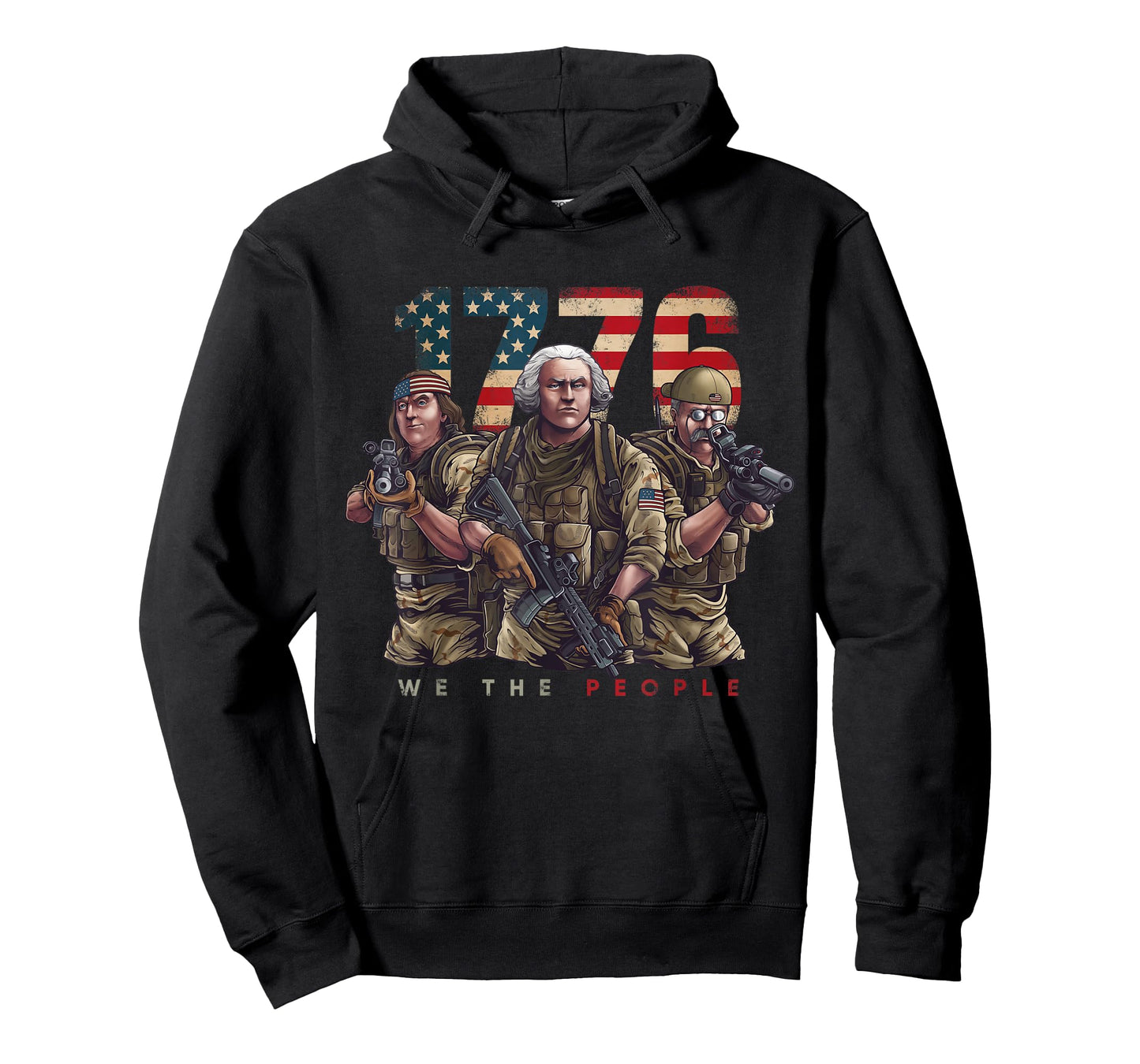 George Washington Ben Franklin Special Operators July 4th T-Shirt